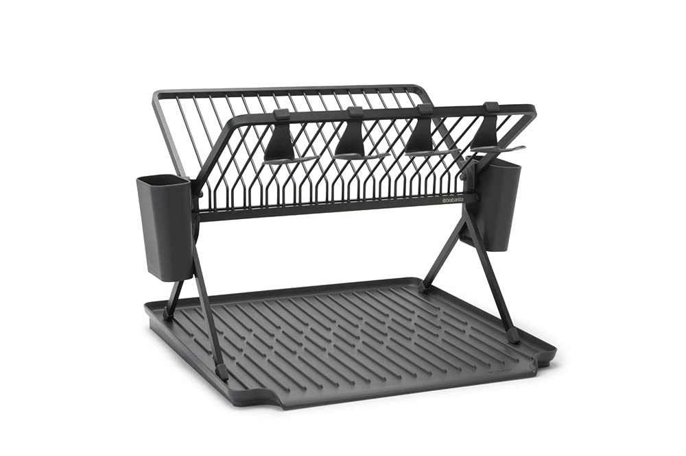 brabantia-sinkside-scolapiatti-pieghevole-compatto-con-vassoio-salvagoccia-fino- image 7