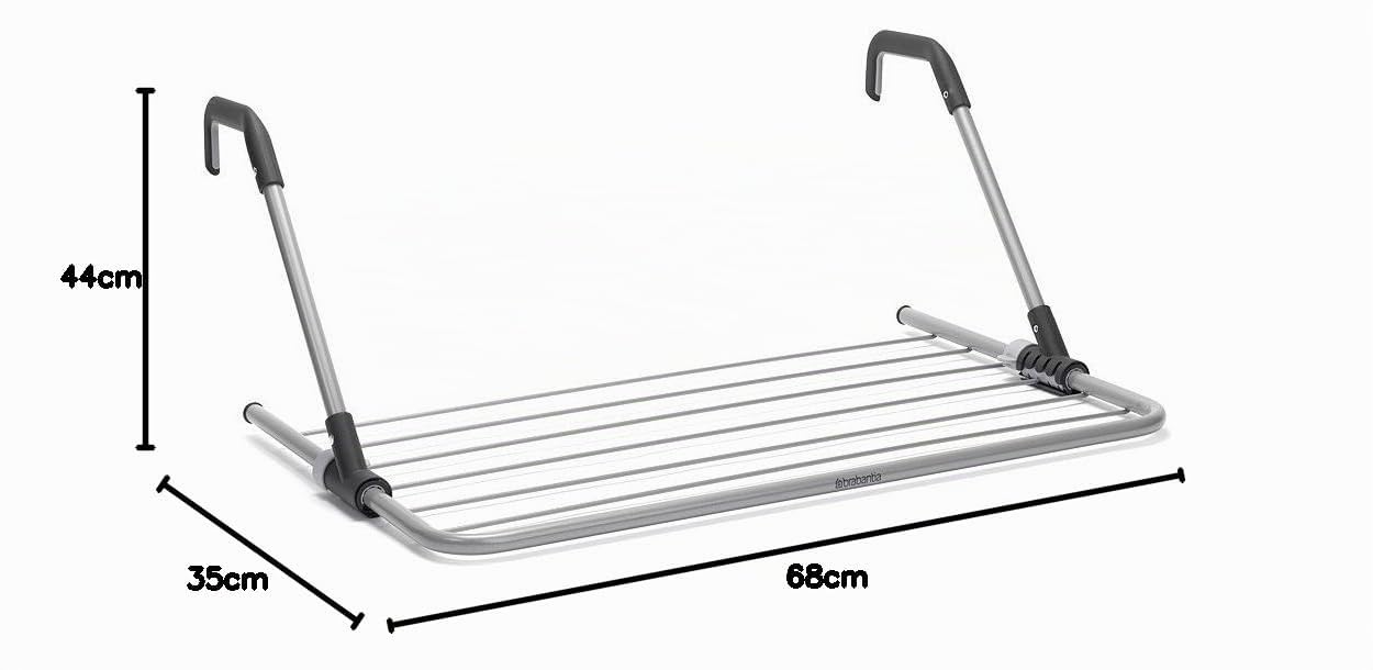 brabantia-hanging-drying-rack-stendibiancheria-da-appendere-4-5-m-grigio-metalli image 6