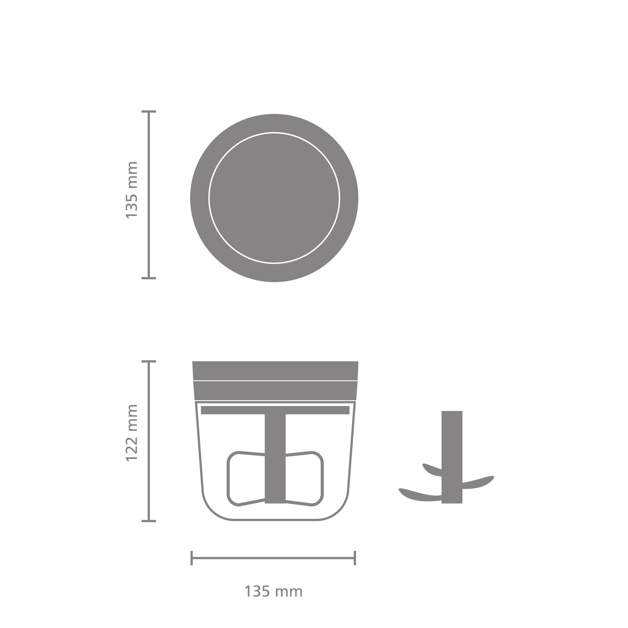 brabantia-tasty-tritatutto-manuale-con-lame-in-acciaio-inox-e-accessorio-frusta- image 5