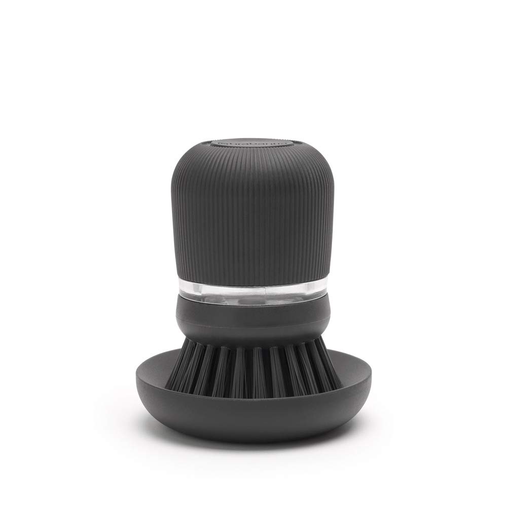 brabantia-spazzola-dosatrice-per-sapone-con-serbatoio-integrato-grigio-scuro-tag image 1