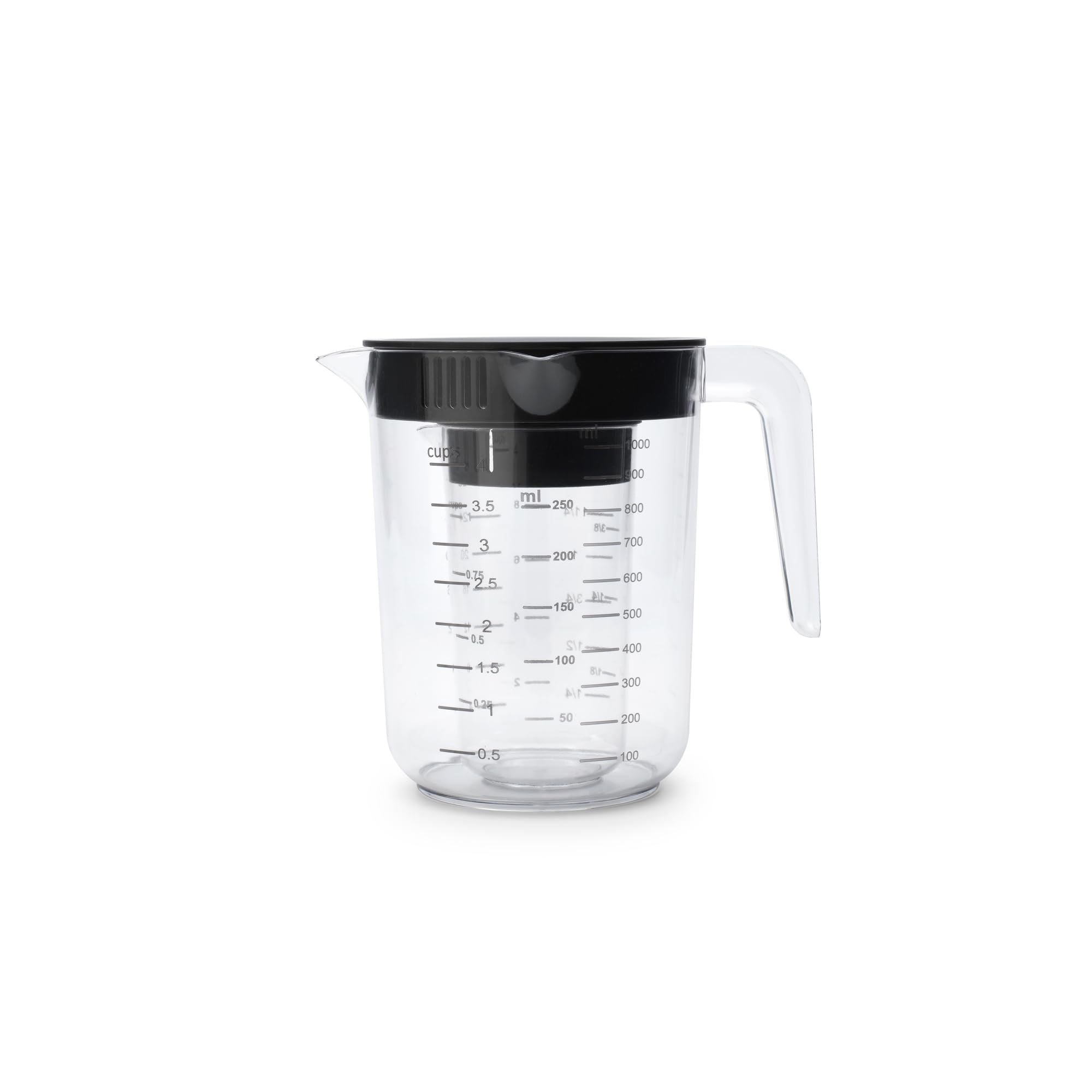 brabantia-tasty-set-di-2-caraffe-dosatrici-annidabili-250ml-e-1000ml-con-doppio- image 3