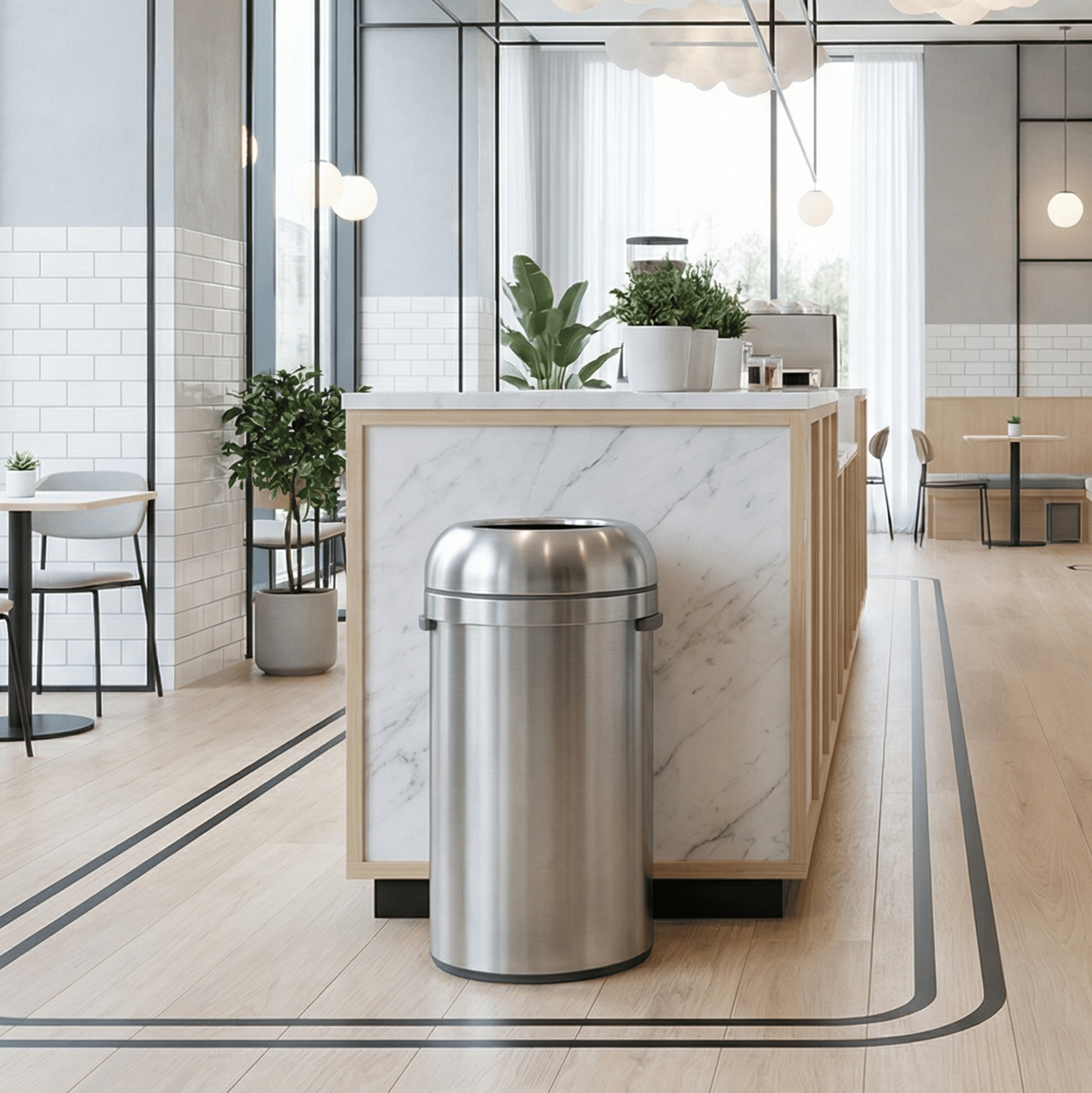 simplehuman-all-steel-bullet-open-can-pattumiera-open-top-in-acciaio-inox-intero image 2