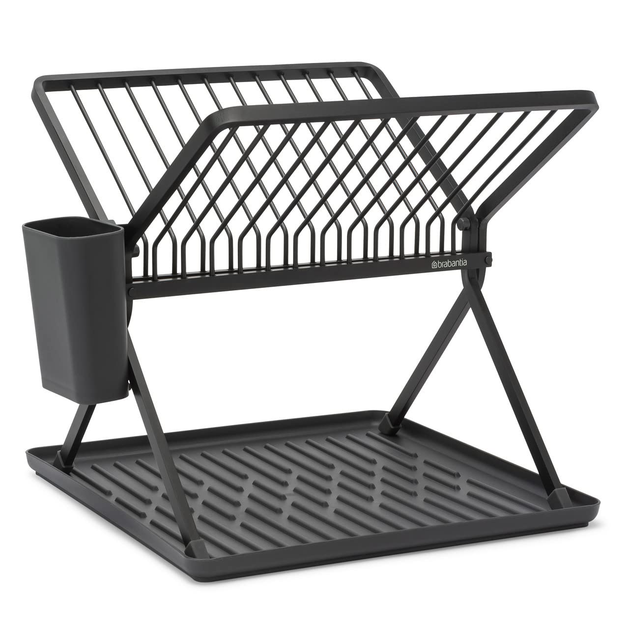 brabantia-sinkside-scolapiatti-pieghevole-compatto-con-vassoio-salvagoccia-fino- image 1