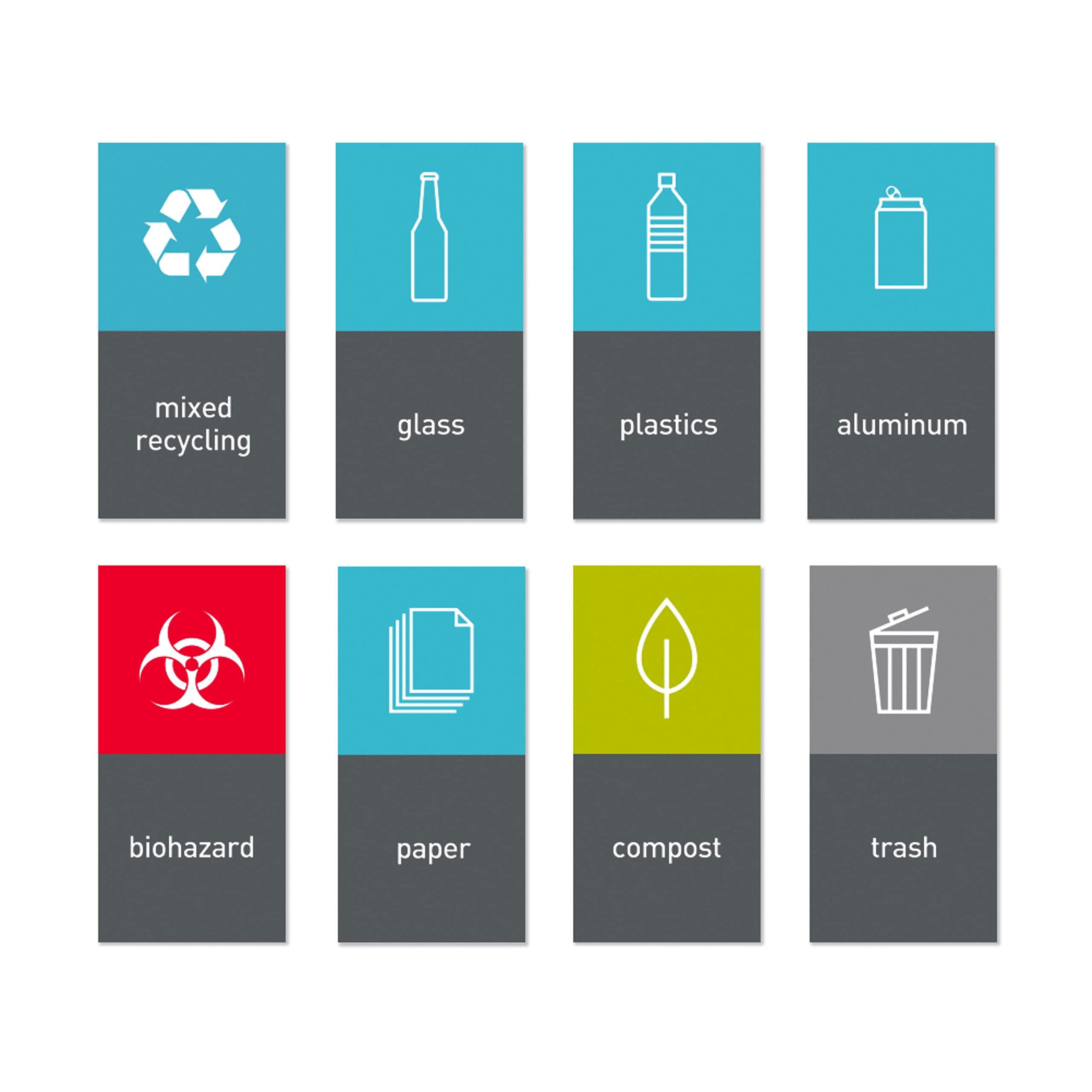 simplehuman-etichetta-magnetica-riciclaggio-mixto-accessorio-differenziata-in-ac image 3