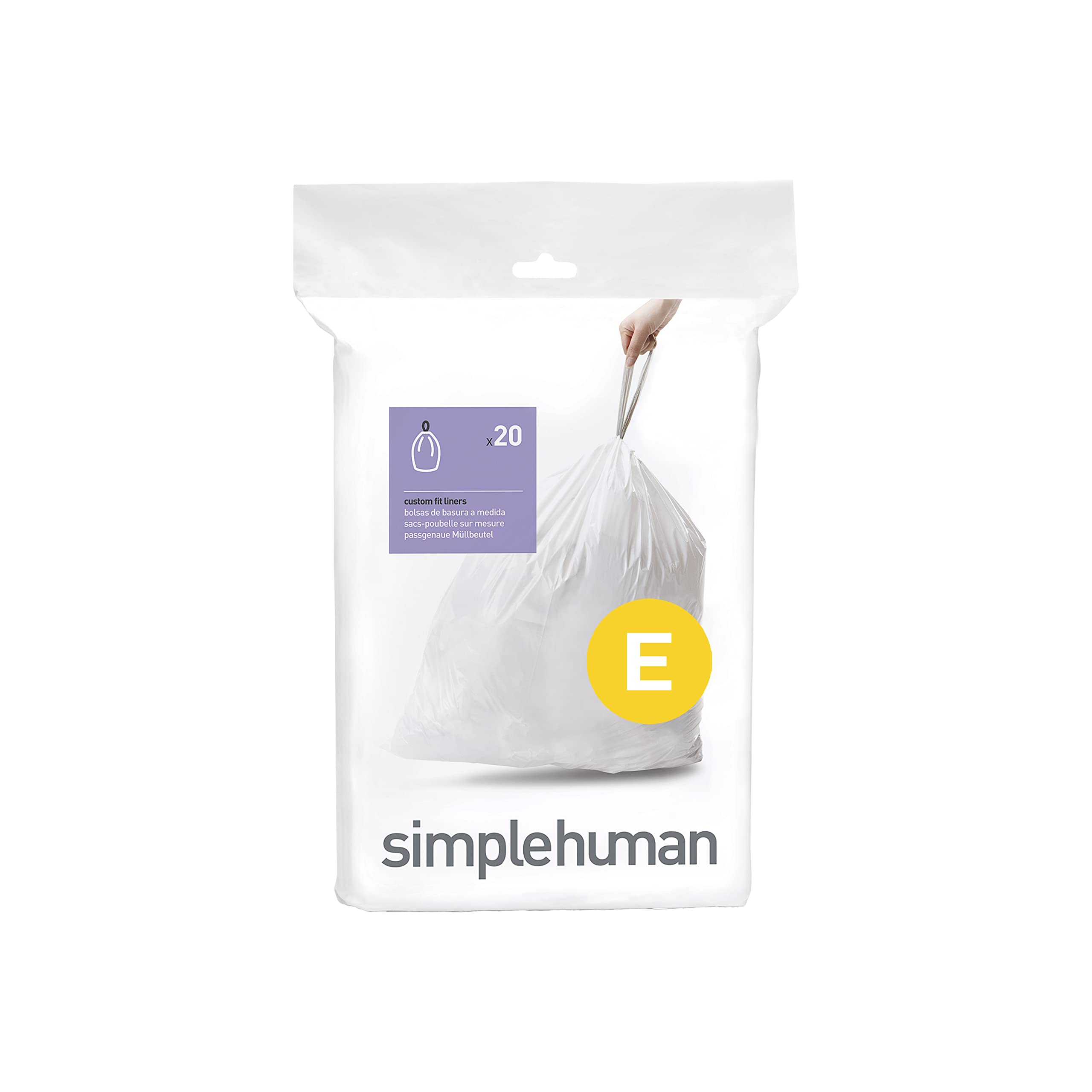 simplehuman-cw0259-sacchetti-spazzatura-custom-fit-codice-j-bianchi-3-confezioni image 7