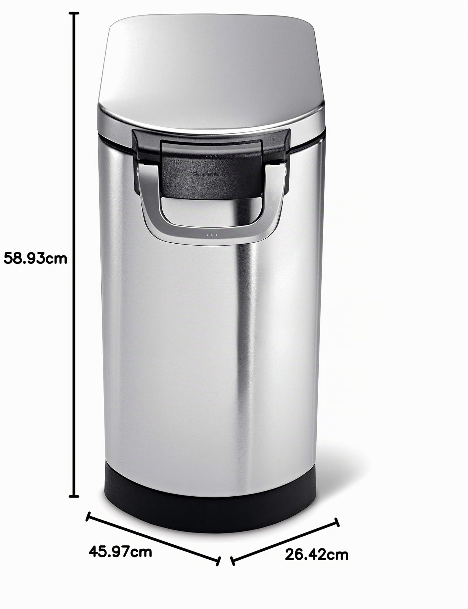 simplehuman-cw1886-contenitore-per-pet-food-acciaio-inox-spazzolato-grande-guarn image 8
