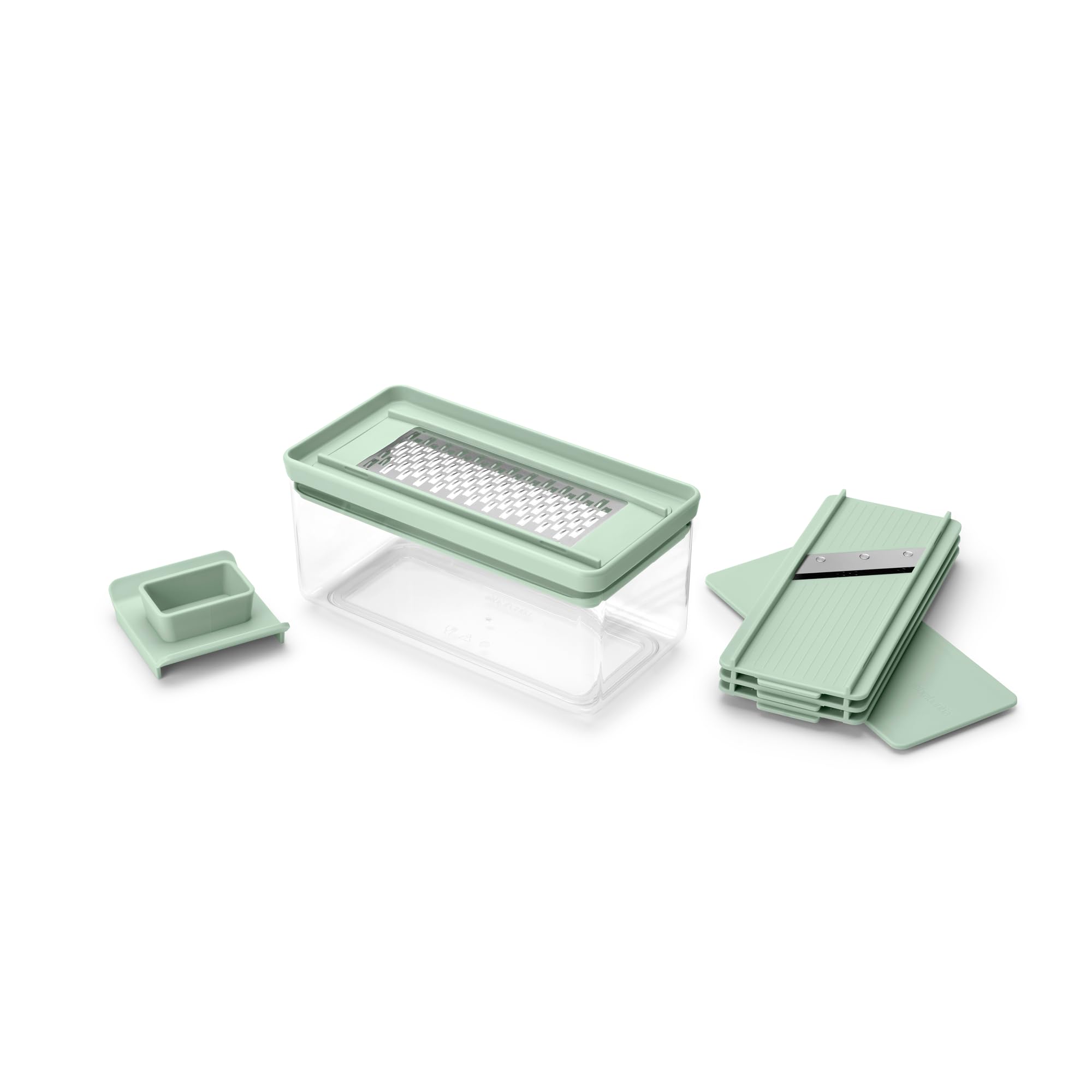 brabantia-tasty-set-affettatrice-e-grattugia-4-in-1-con-2-lame-e-2-grattugie-in- image 2
