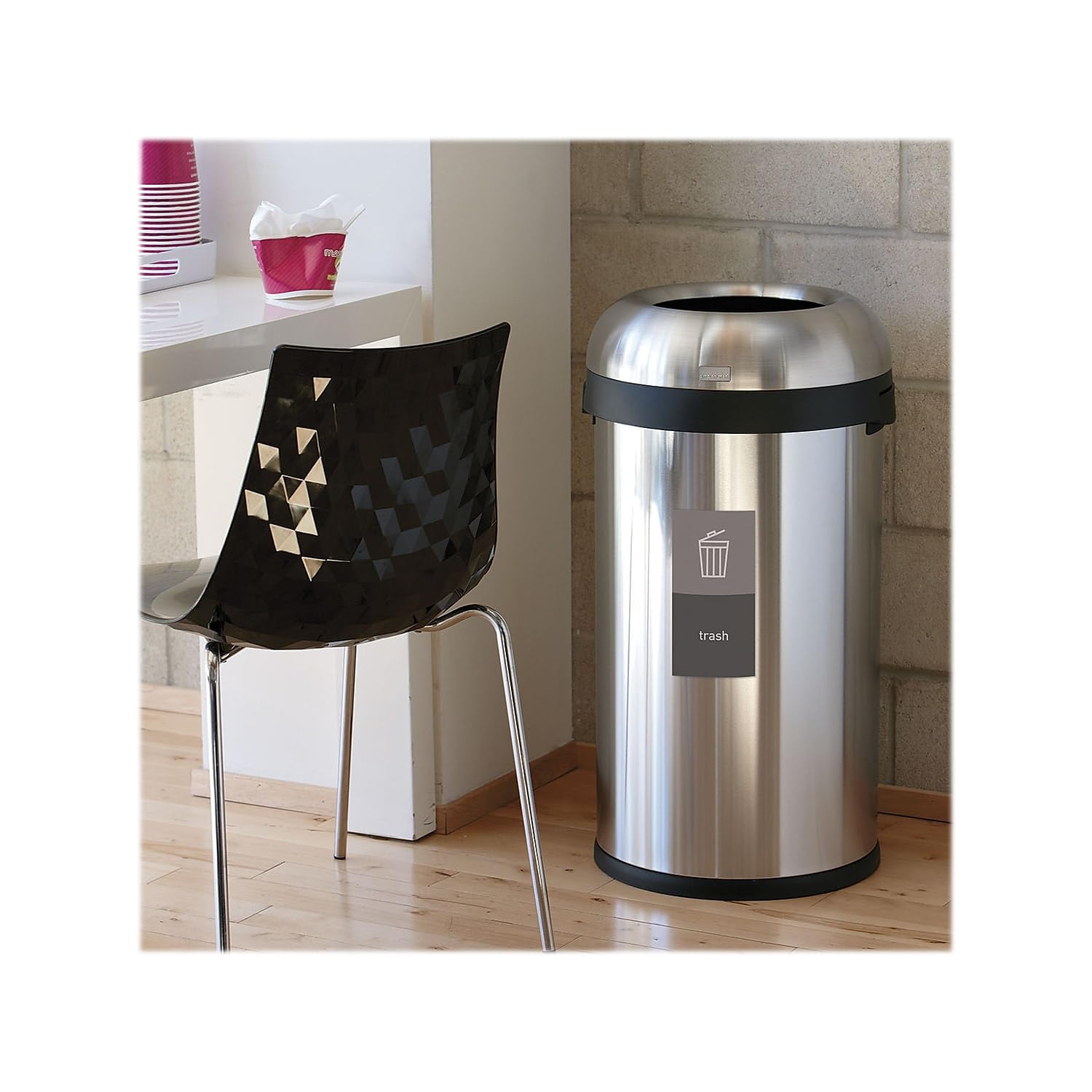 simplehuman-etichetta-magnetica-riciclaggio-mixto-accessorio-differenziata-in-ac image 2