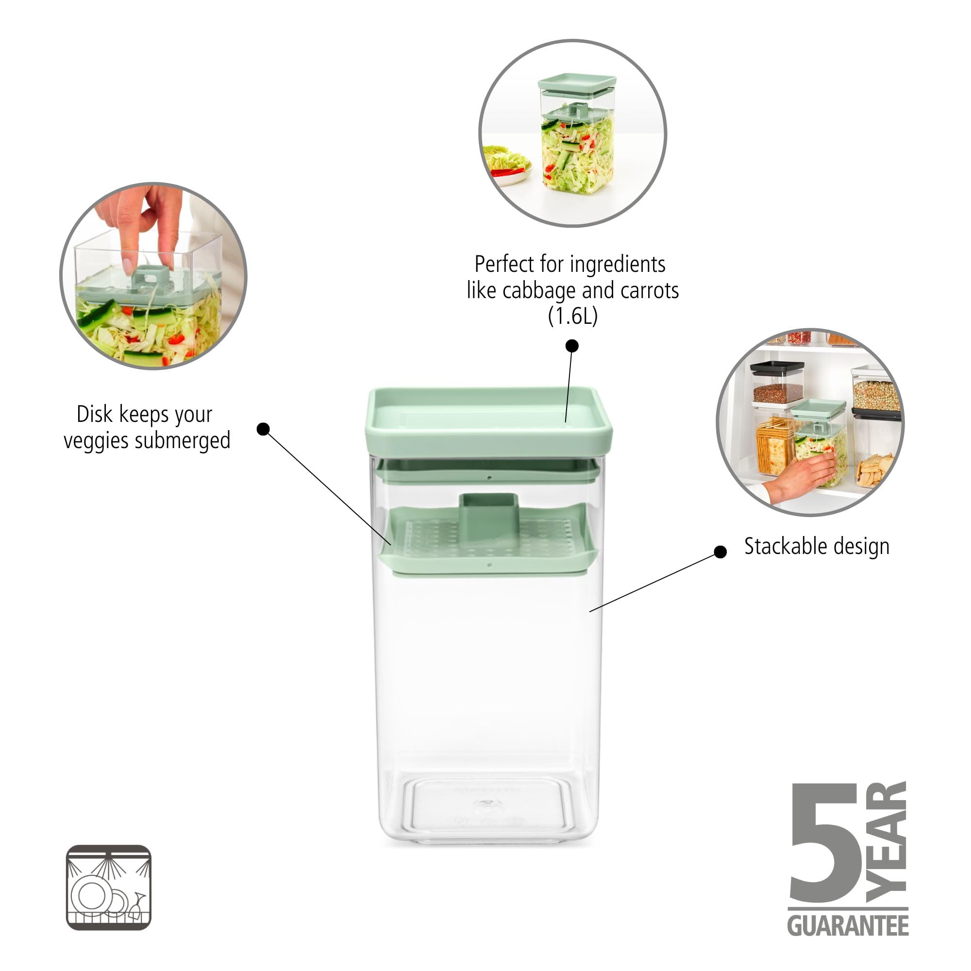 brabantia-tasty-barattolo-per-fermentazione-1-6l-con-disco-di-pressatura-guarniz image 2