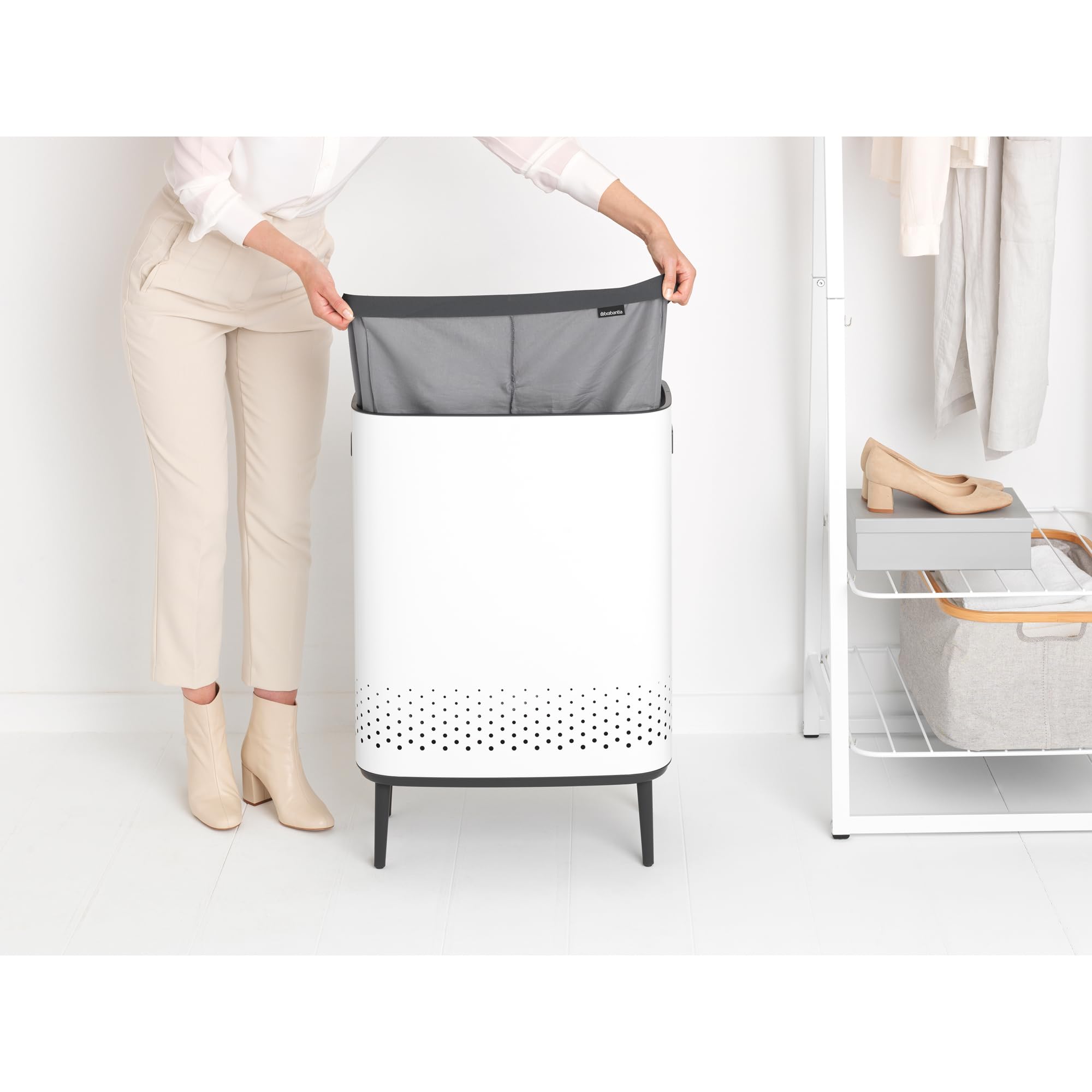 brabantia-bo-hi-portabiancheria-2-x-45-litri-con-coperchio-a-caduta-rapida-sacch image 8