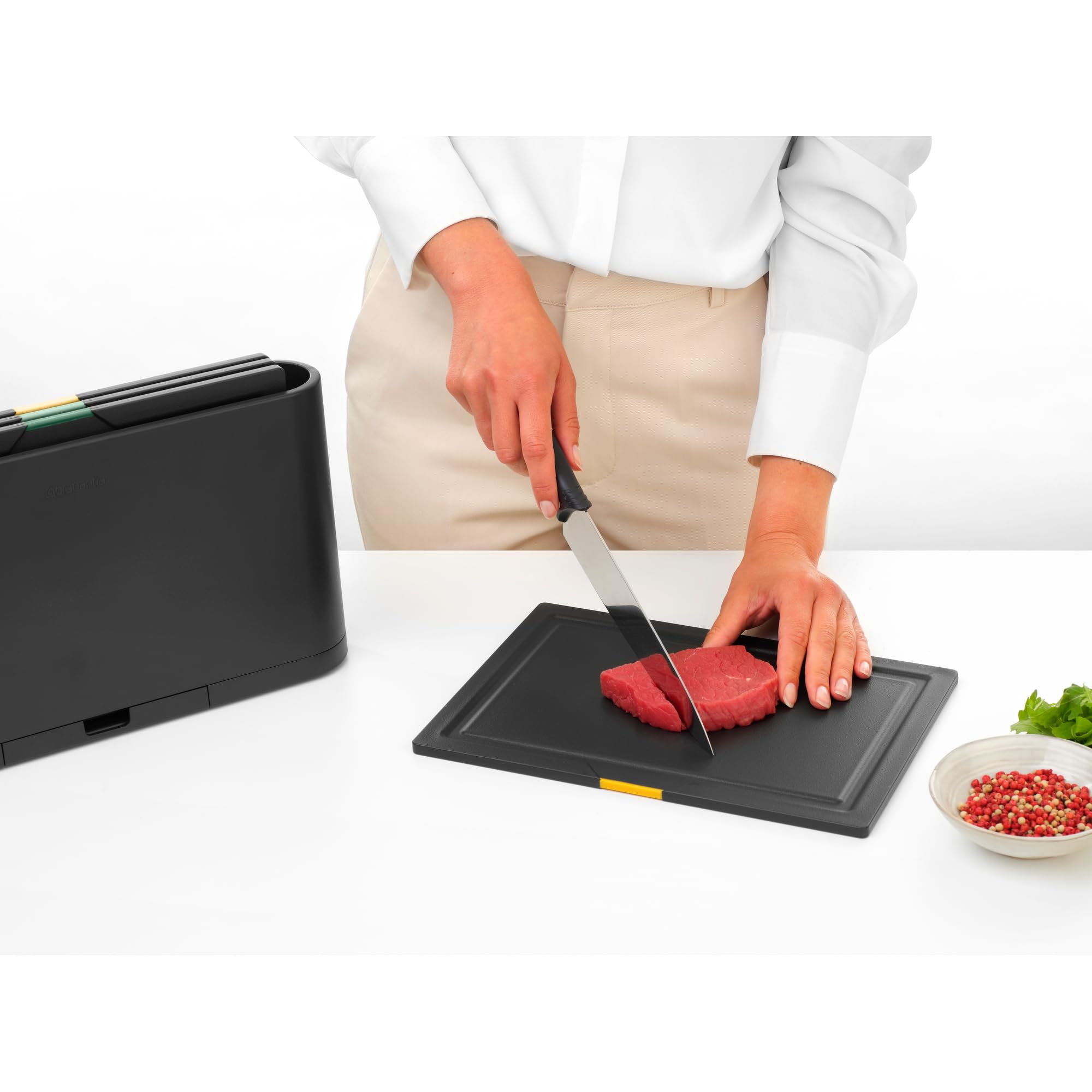 brabantia-tasty-set-4-taglieri-a-due-lati-con-supporto-integrato-per-telefono-e- image 7