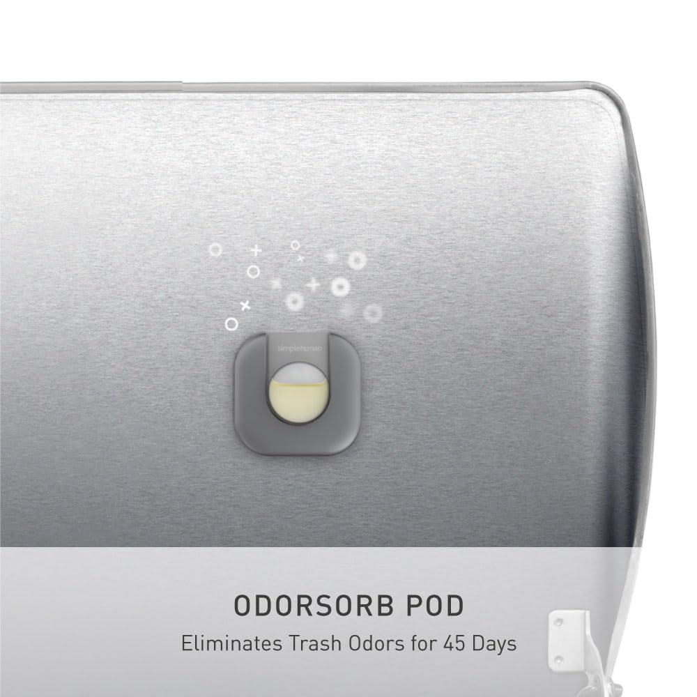 simplehuman-cw1830-cestino-rettangolare-per-raccolta-differenziata-46l-30-16-pat image 8