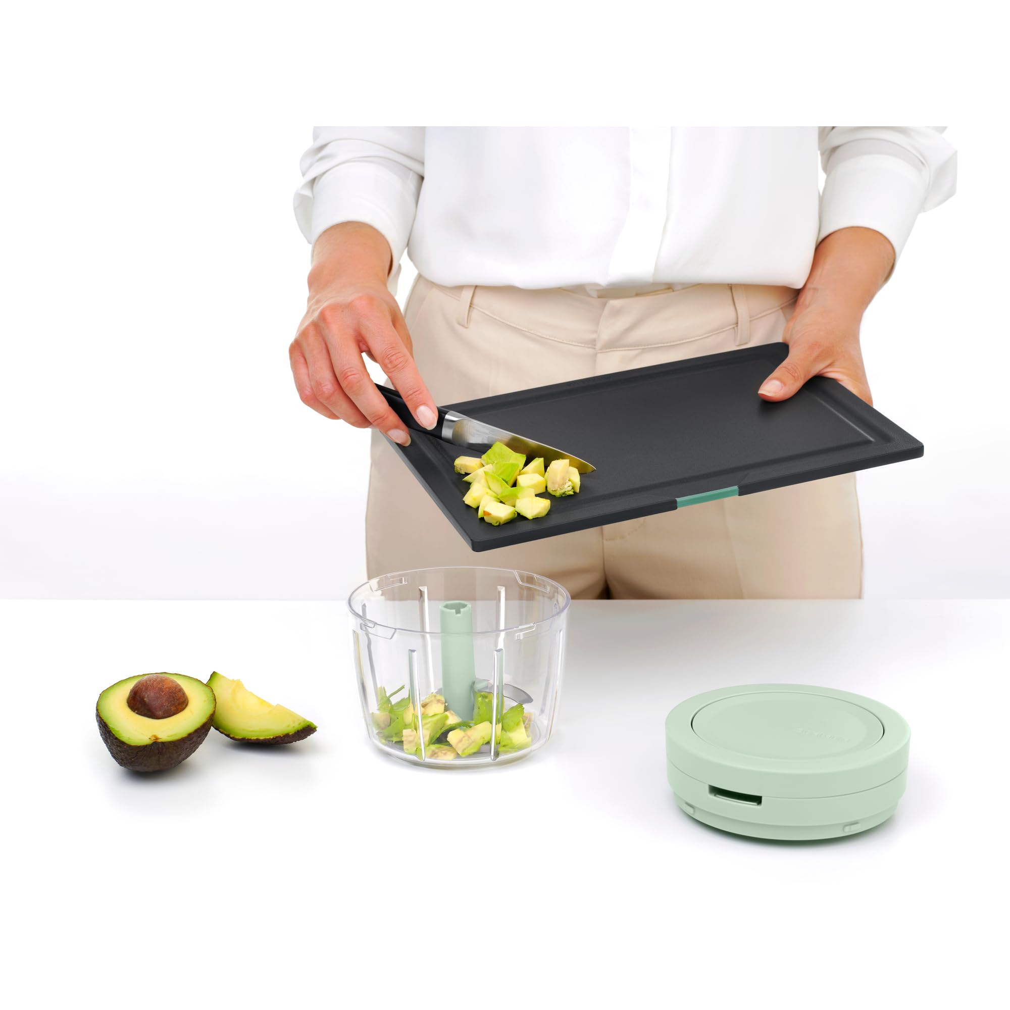 brabantia-tasty-tritatutto-manuale-con-lame-in-acciaio-inox-e-accessorio-frusta- image 6