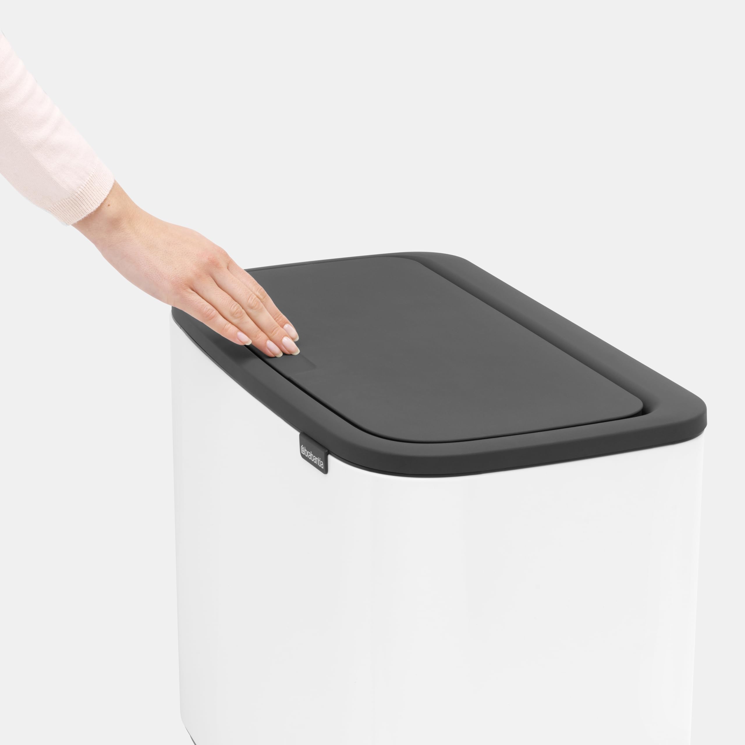 brabantia-bo-touch-bin-pattumiera-differenziata-11-23-litri-metallo-bianco-2-sec image 5