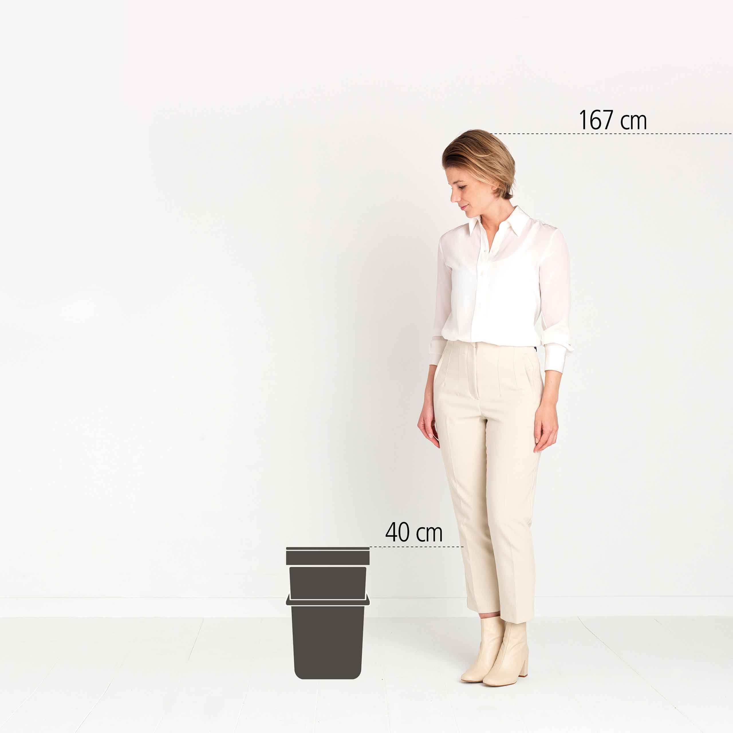 brabantia-sort-go-pattumiera-da-cucina-25l-con-supporto-parete-incluso-coperchio image 3
