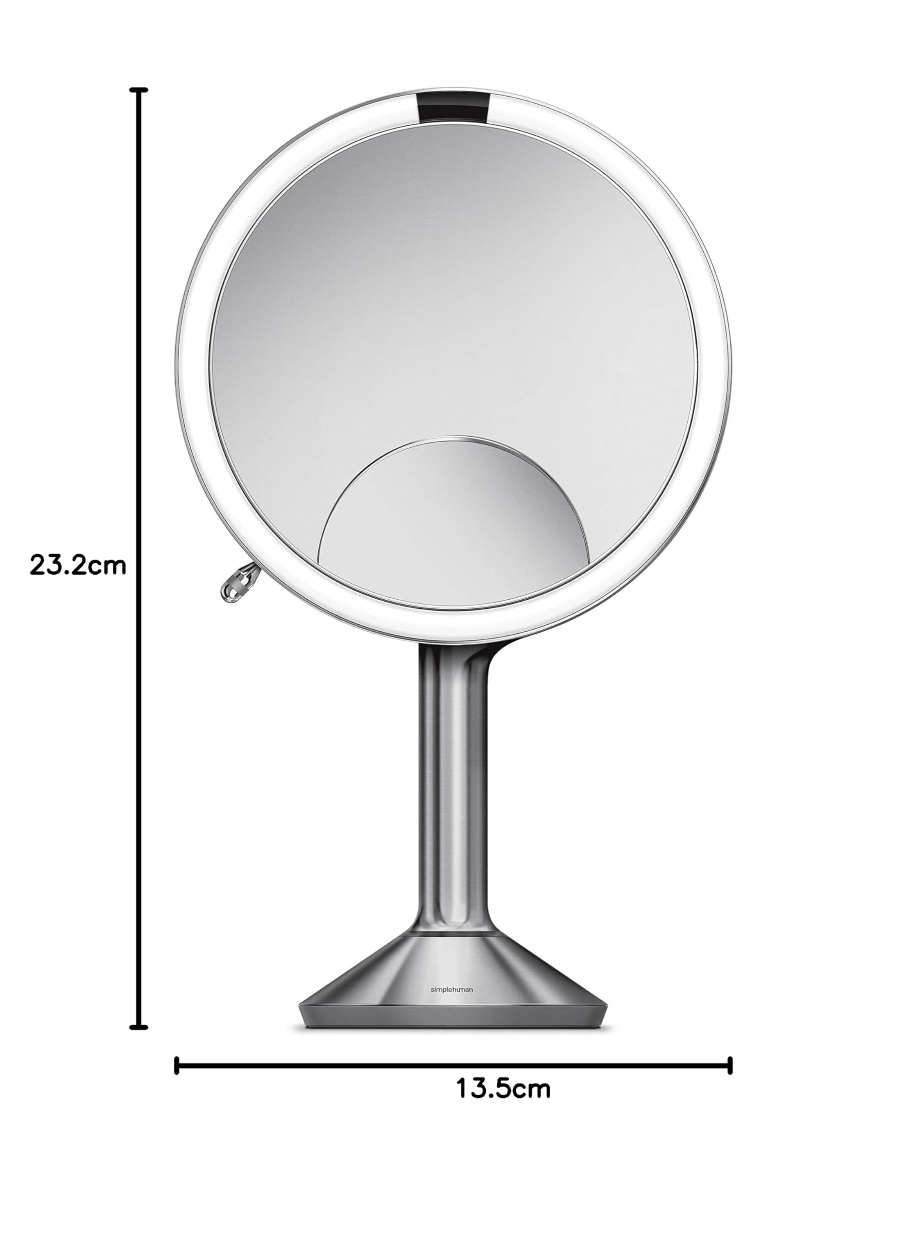 simplehuman-specchio-con-sensore-trio-specchio-illuminato-a-sensore-con-luce-tru image 5