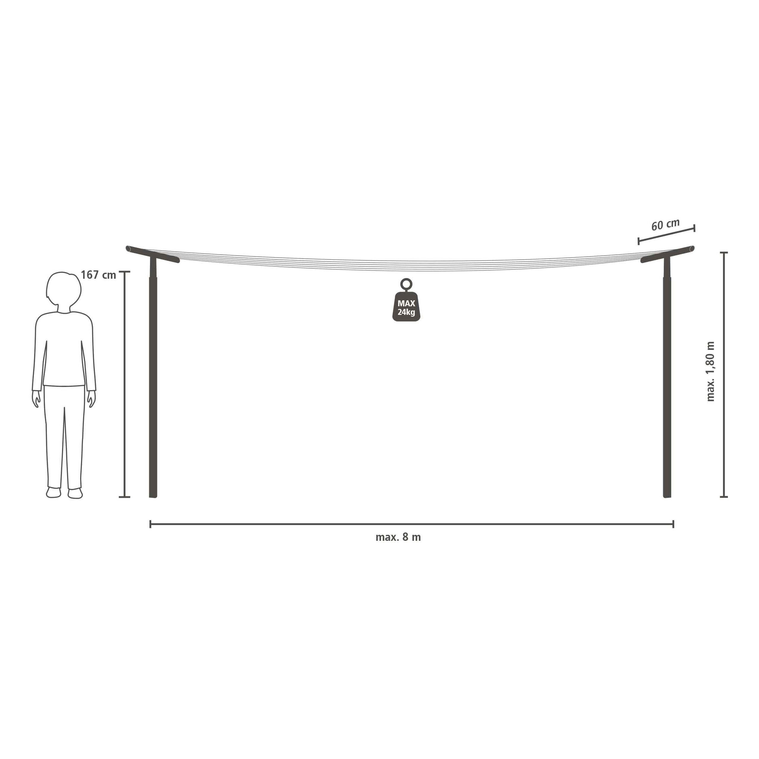 brabantia-hangout-stendibiancheria-da-esterno-con-pali-50-m-di-corde-uv-resistan image 4