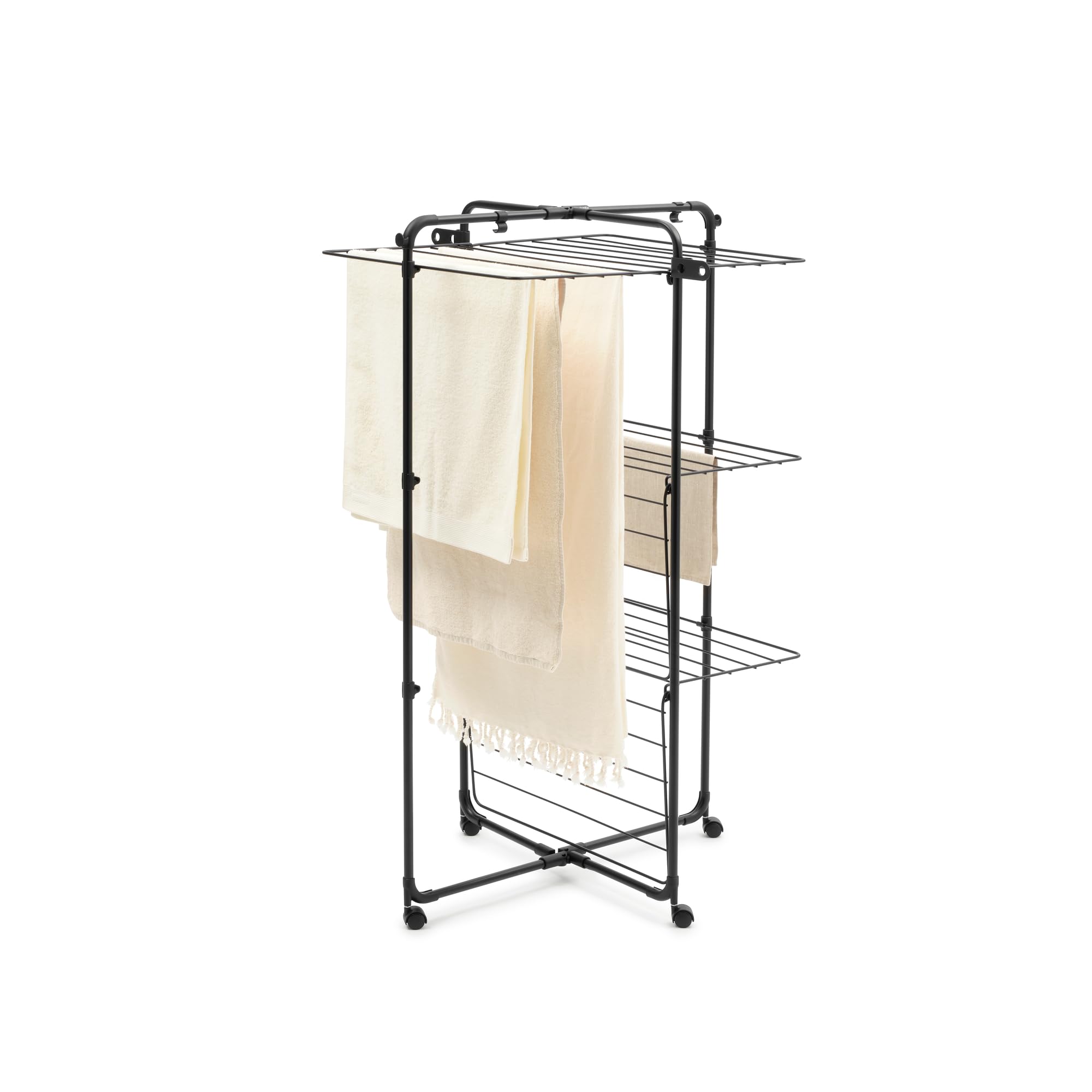 brabantia-hangon-tower-23m-matt-black-stendibiancheria-verticale-salvaspazio-con image 4