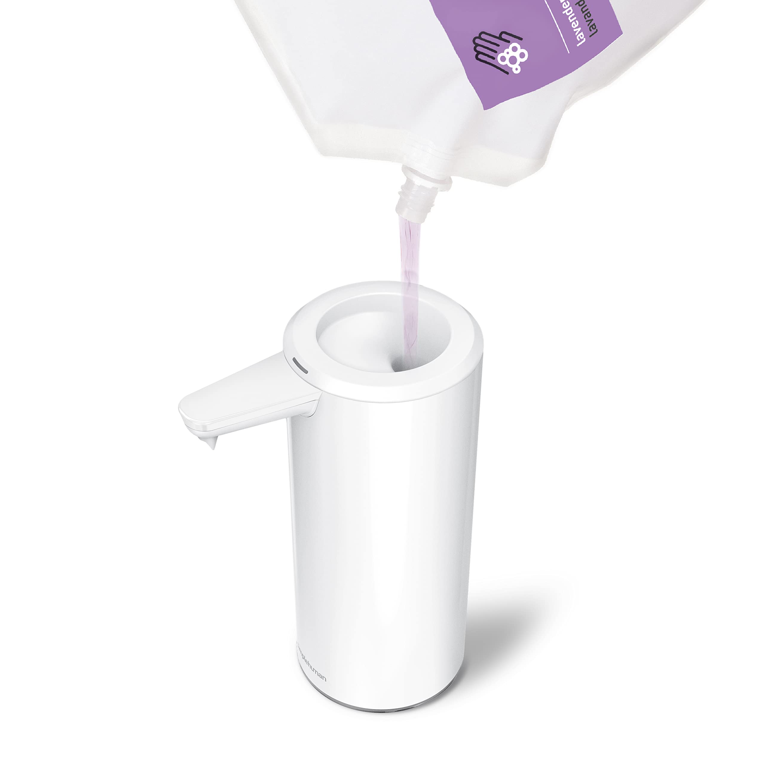 simplehuman-266-ml-dispenser-di-sapone-liquido-automatico-senza-contatto-acciaio image 5