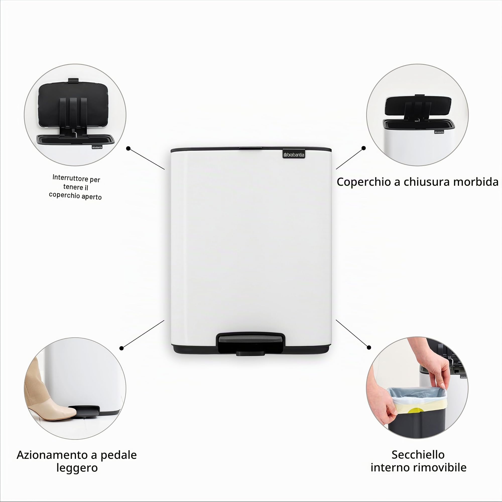 brabantia-bo-12l-pattumiera-a-pedale-soft-beige-coperchio-soft-close-con-secchio image 3