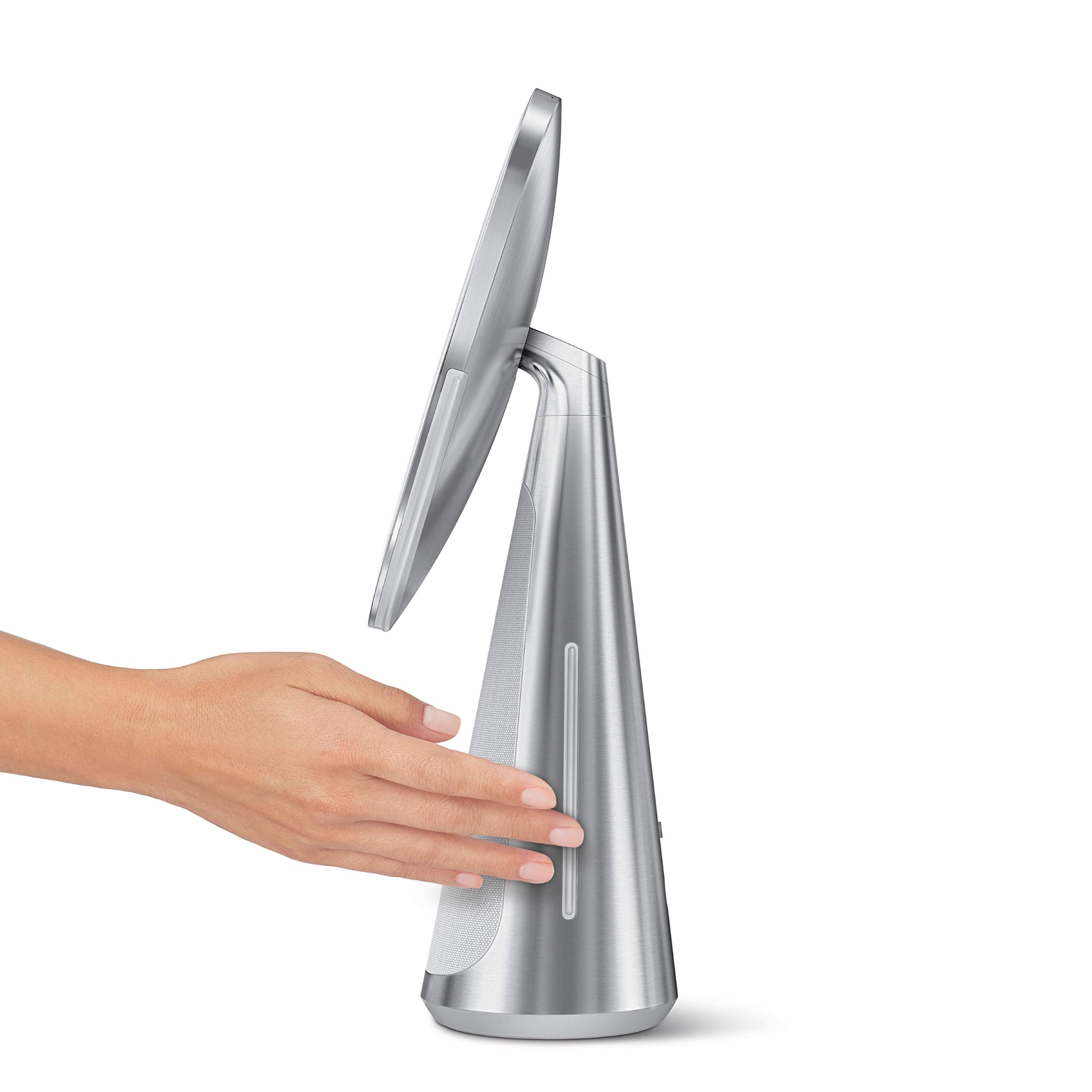 simplehuman-hi-fi-specchio-cosmetico-con-sensore-e-luce-tru-lux-800-lux-cri-95-a image 3