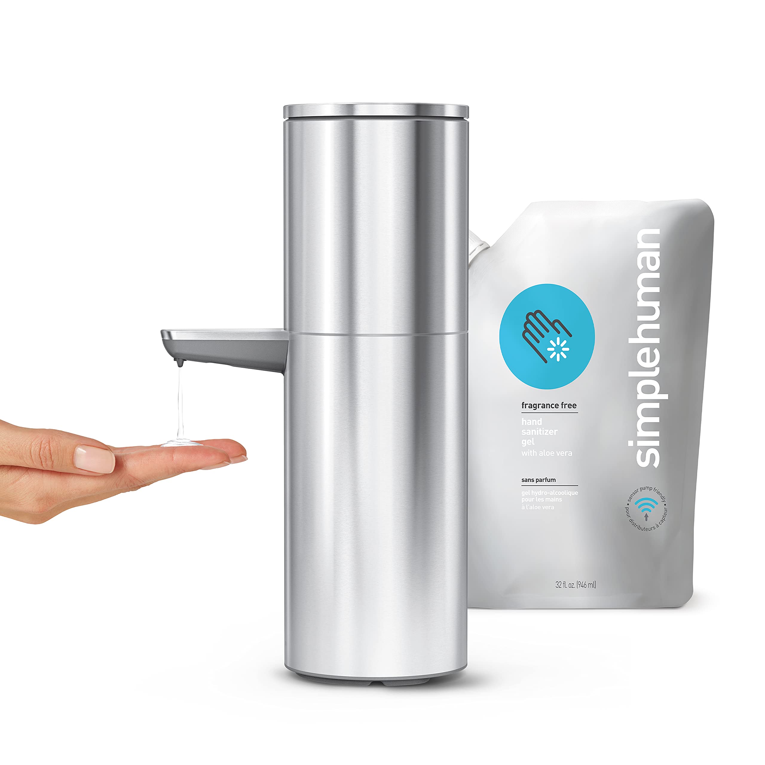 simplehuman-st1500-erogatore-con-sensore-max-touch-free-acciaio-inossidabile-spa image 7