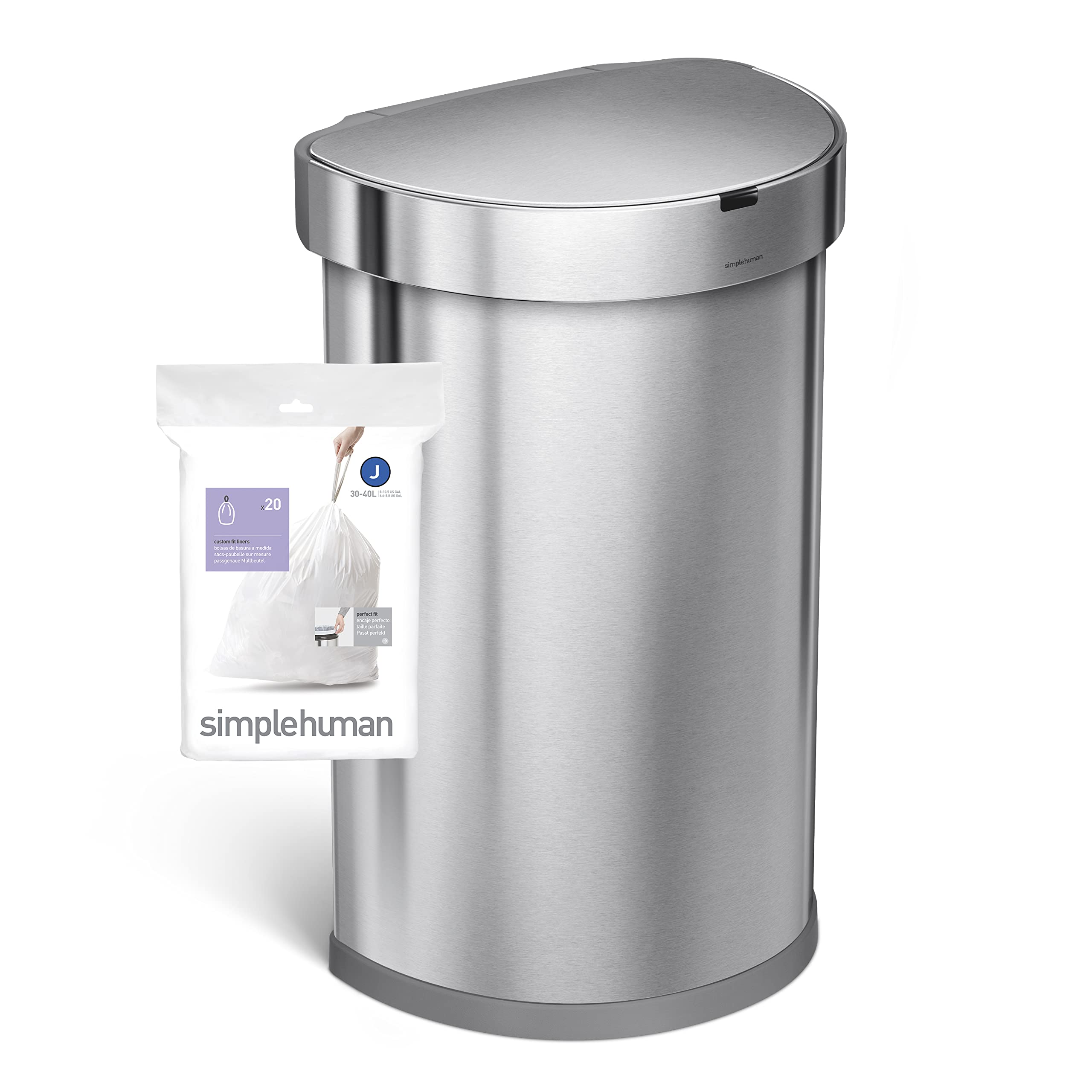 simplehuman-cw0259-sacchetti-spazzatura-custom-fit-codice-j-bianchi-3-confezioni image 5