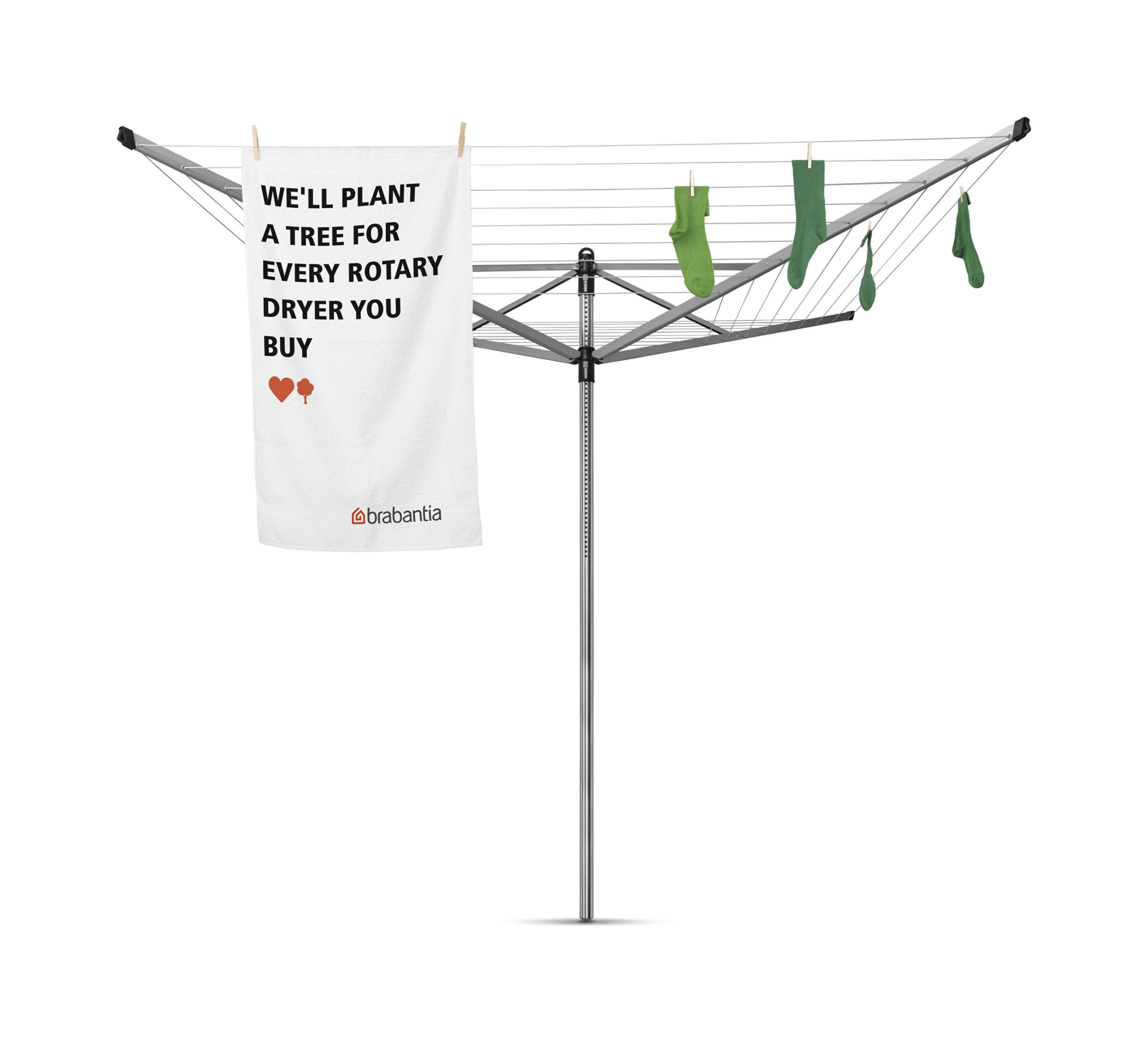 brabantia-lift-o-matic-stendibiancheria-rotante-da-esterno-50m-regolabile-129-18 image 7