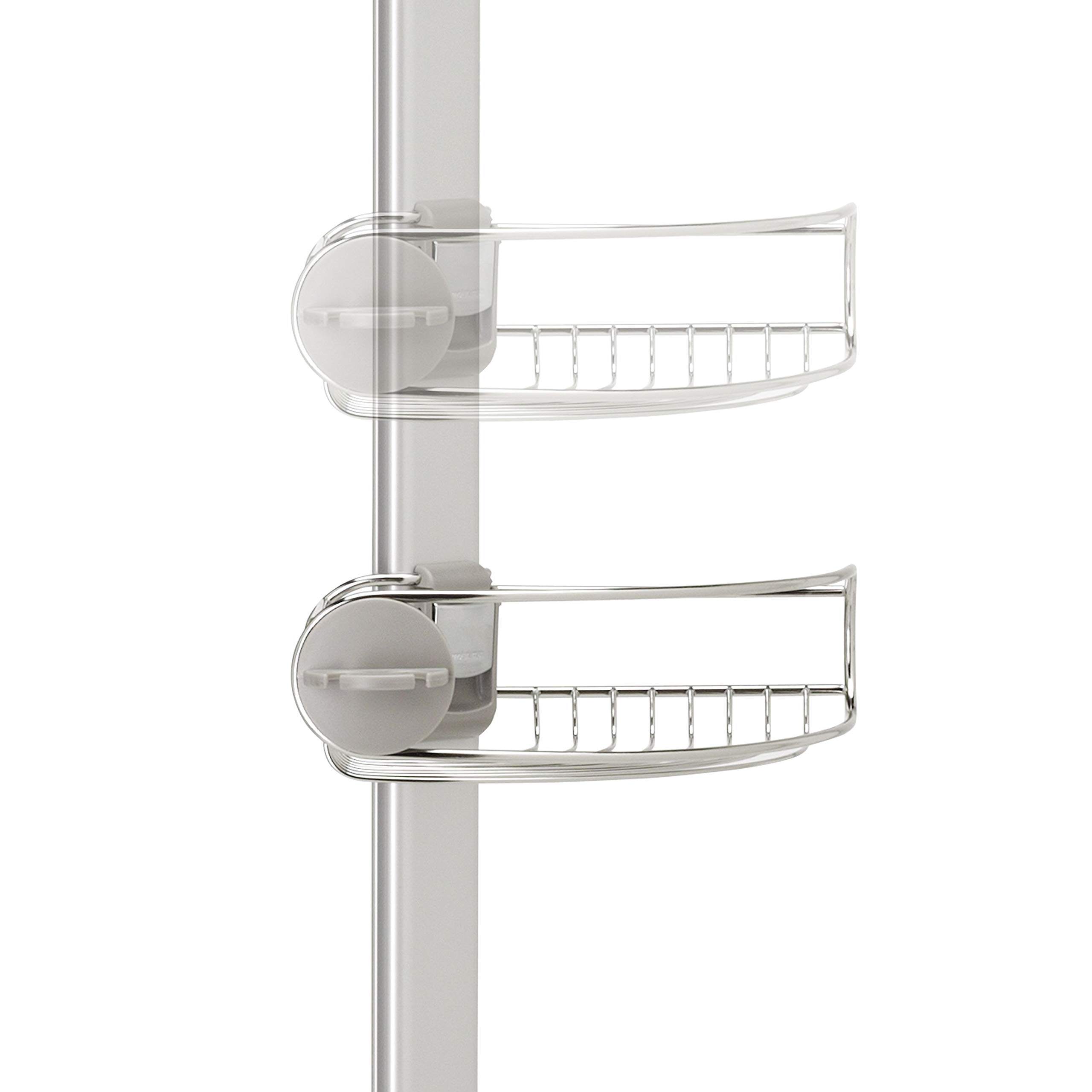 simplehuman-bt1062dc-portaoggetti-da-doccia-telescopico-ad-angolo-da-1-8-a-2-7-m image 4