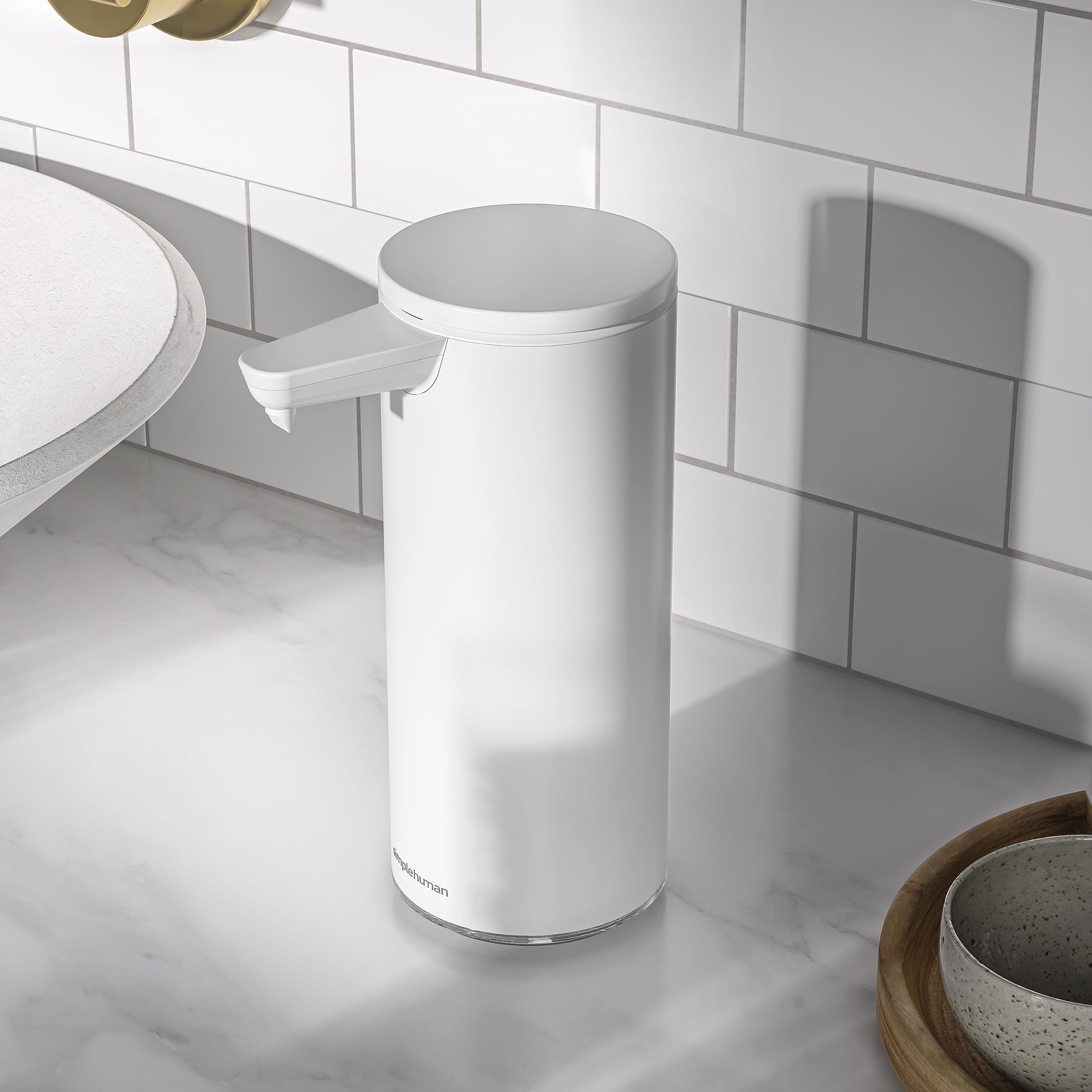 simplehuman-266-ml-dispenser-di-sapone-liquido-automatico-senza-contatto-acciaio image 2
