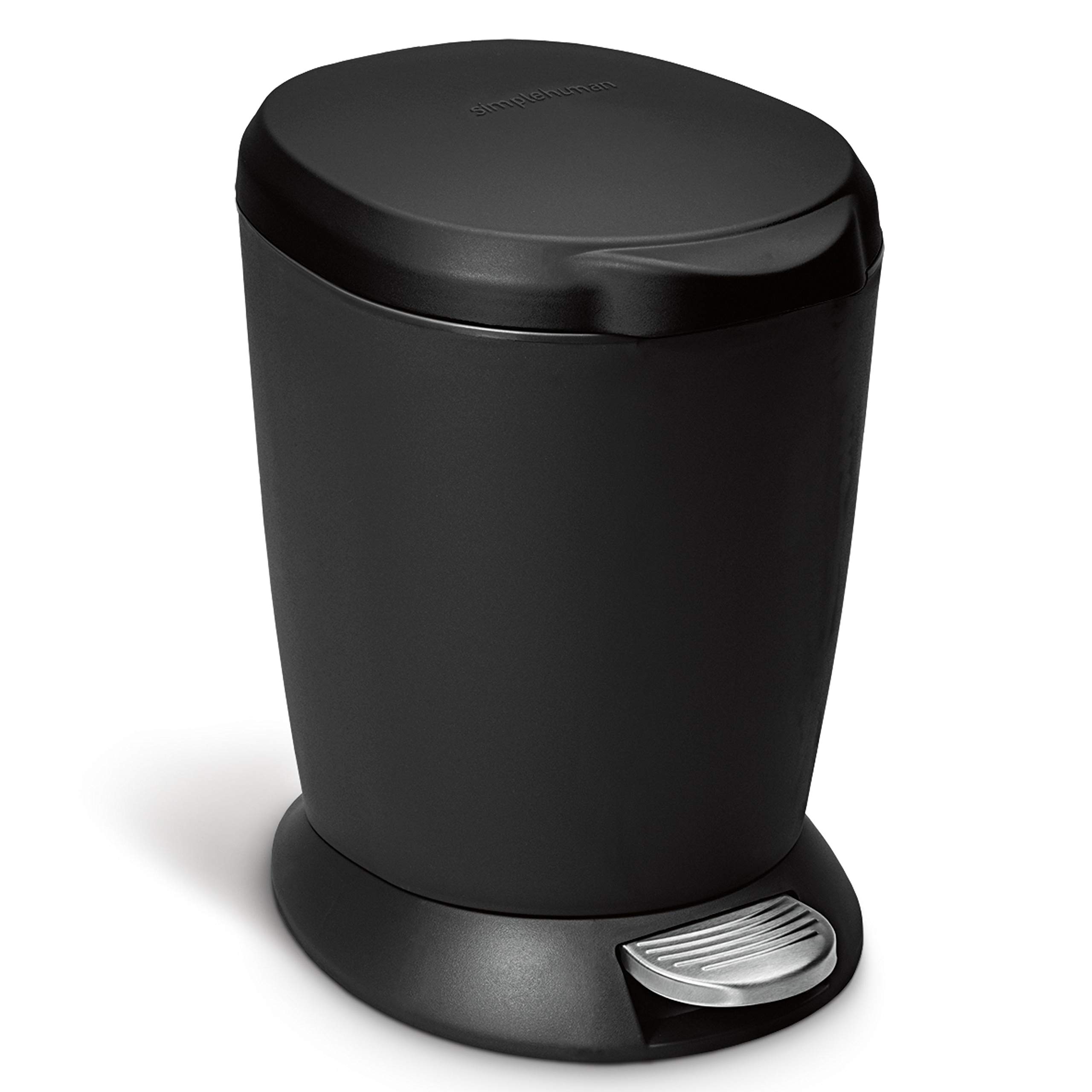 simplehuman-cw1319-cestino-rotondo-con-pedale-6-l-pattumiera-piccola-per-bagno-p image 1