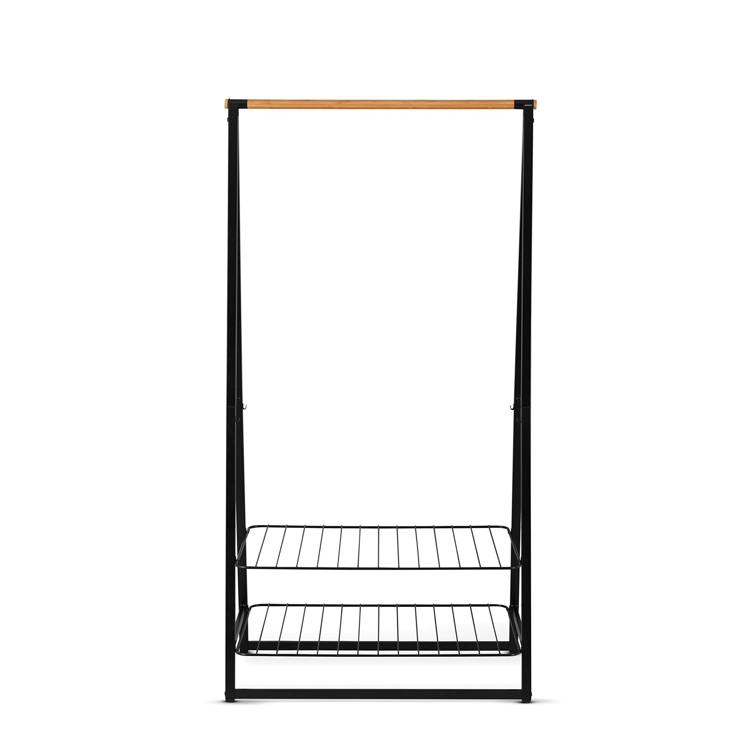 brabantia-organizer-appendiabiti-linn-nero-grande-barre-in-bamb-fino-a-28-capi-c image 1