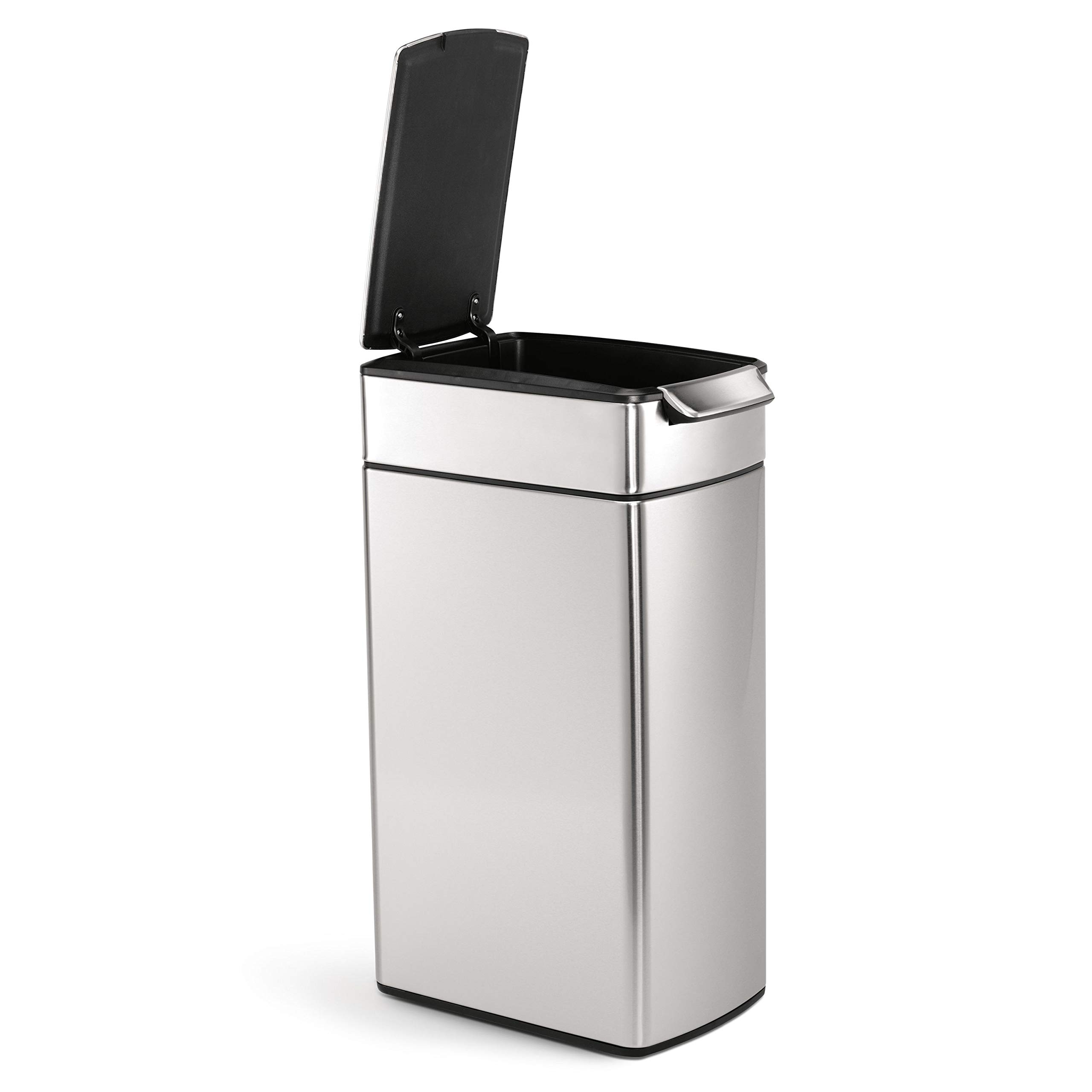 simplehuman-cw2016-cestino-da-cucina-sottile-con-touch-bar-acciaio-inox-spazzola image 5