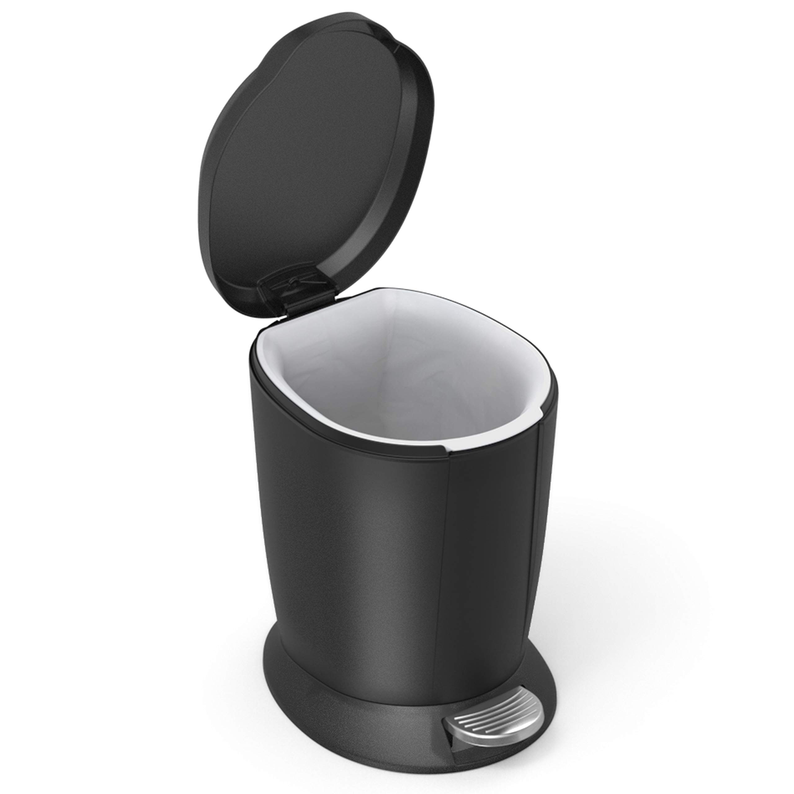 simplehuman-cw1319-cestino-rotondo-con-pedale-6-l-pattumiera-piccola-per-bagno-p image 3