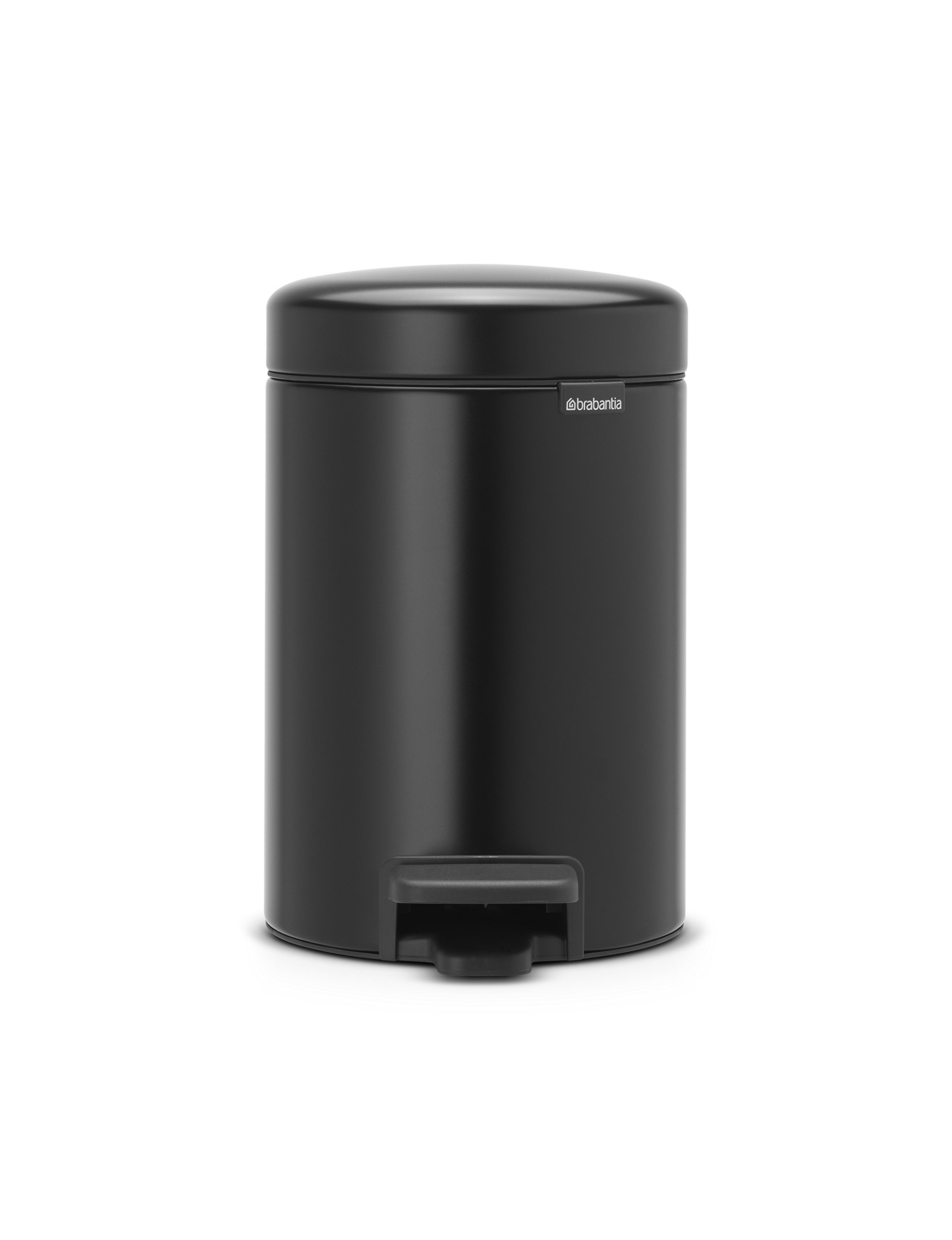 brabantia-newicon-pattumiera-a-pedale-5-litri-secchio-interno-in-plastica-nero-o image 8
