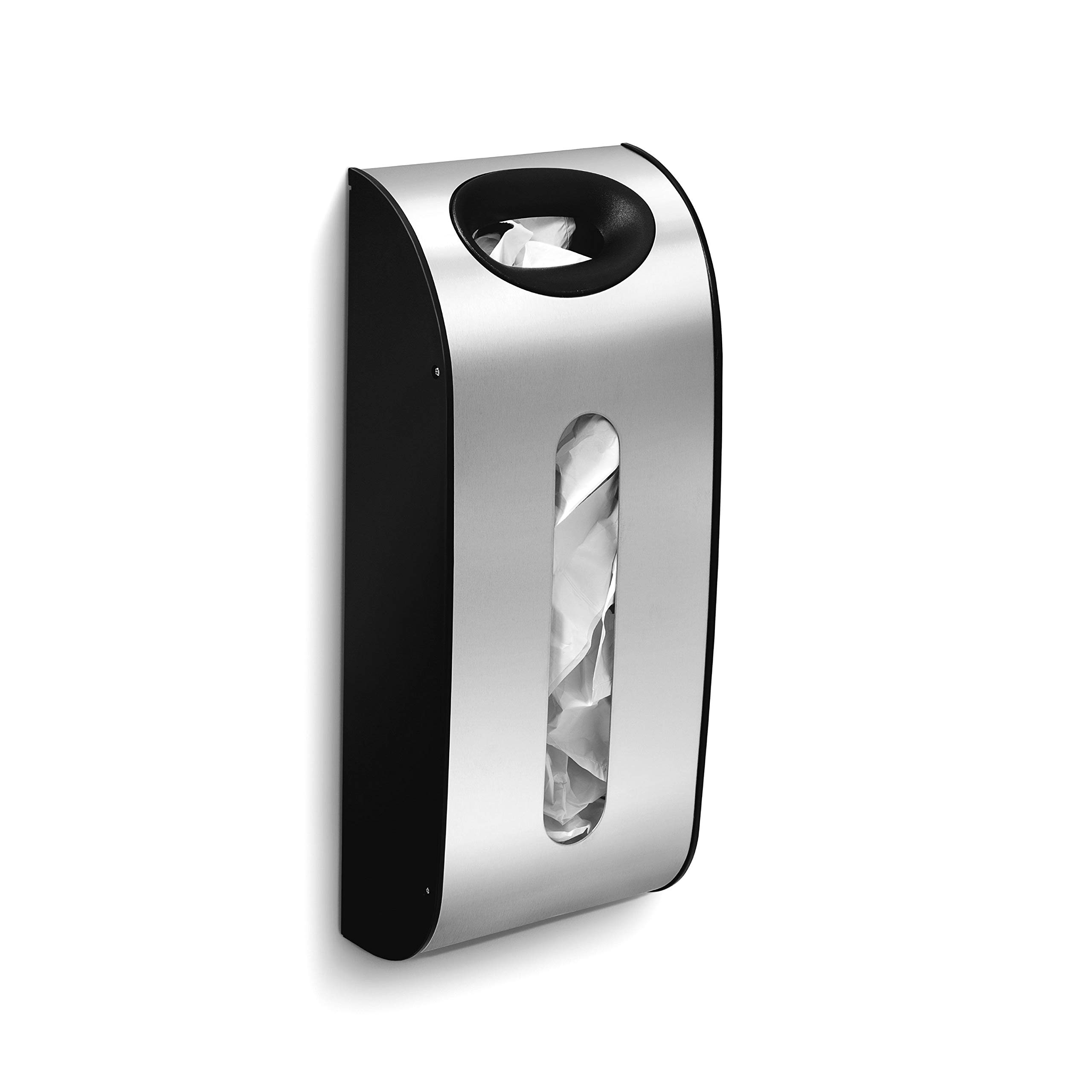 simplehuman-kt1166-erogatore-di-buste-con-montaggio-a-parete-acciaio-inox-spazzo image 2