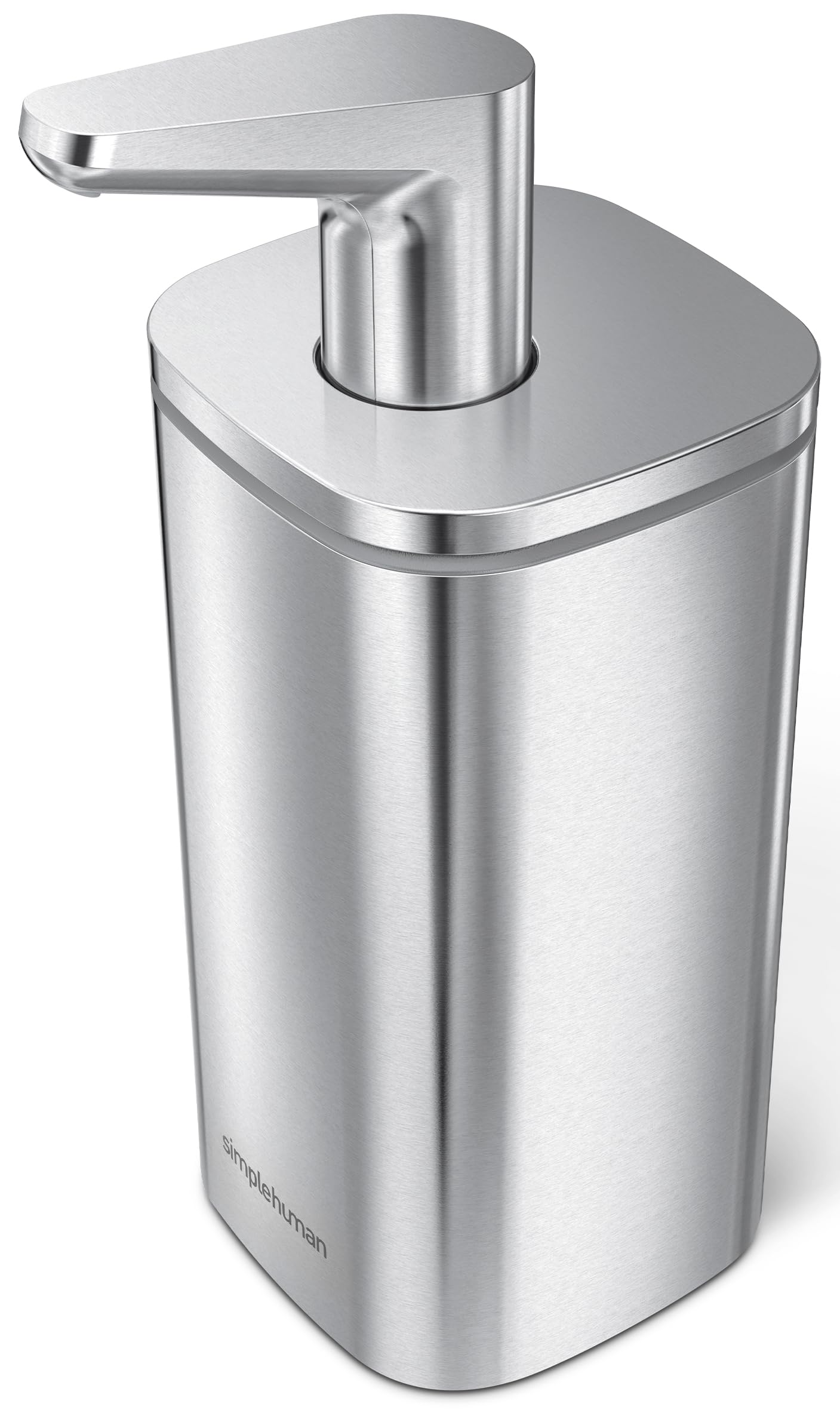 simplehuman-kt1183-dispenser-a-impulso-di-sapone-in-acciaio-inox-spazzolato-295- image 1