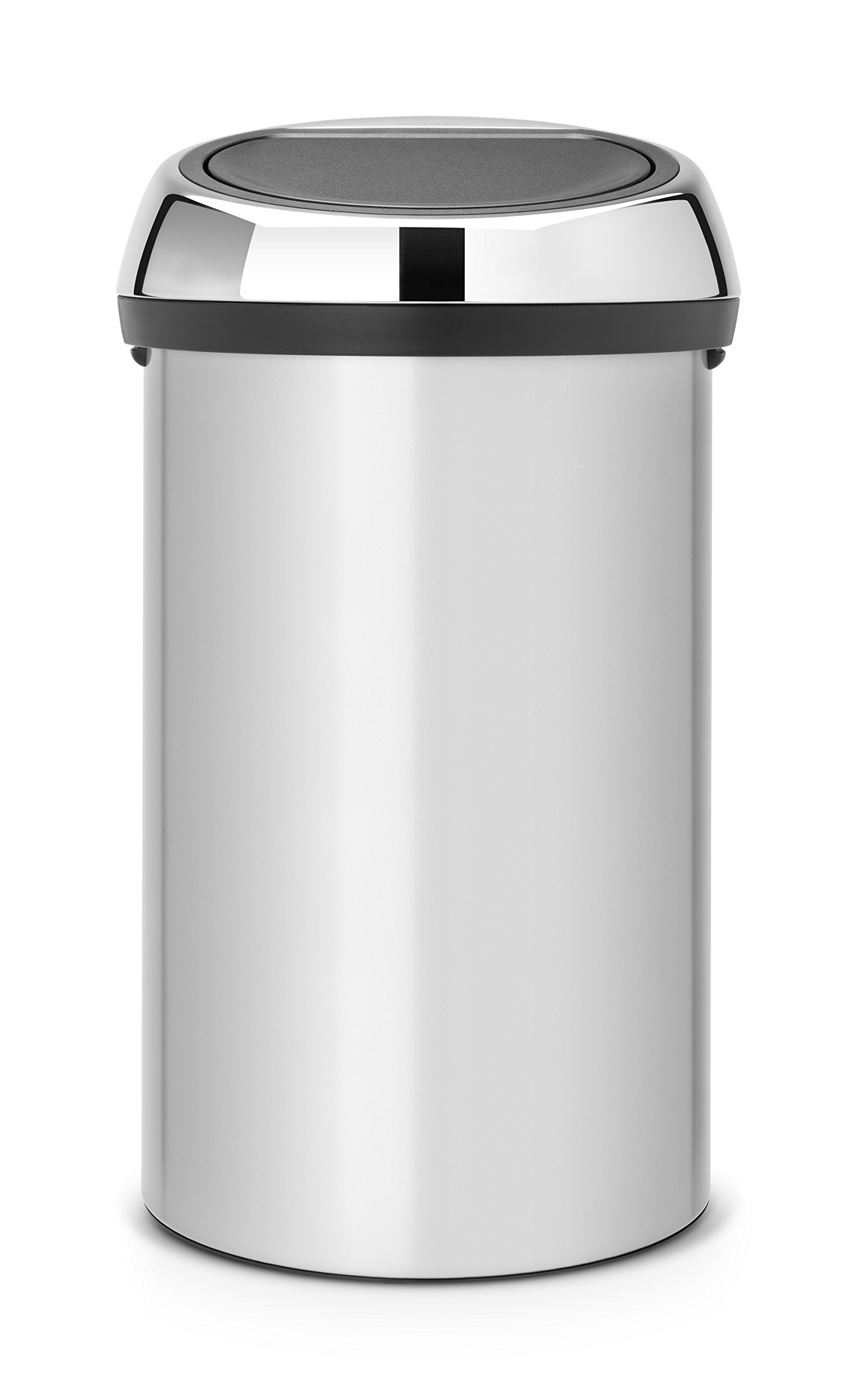 brabantia-touch-bin-pattumiera-da-cucina-60-l-acciaio-coperchio-e-corpo-nero-opa image 7