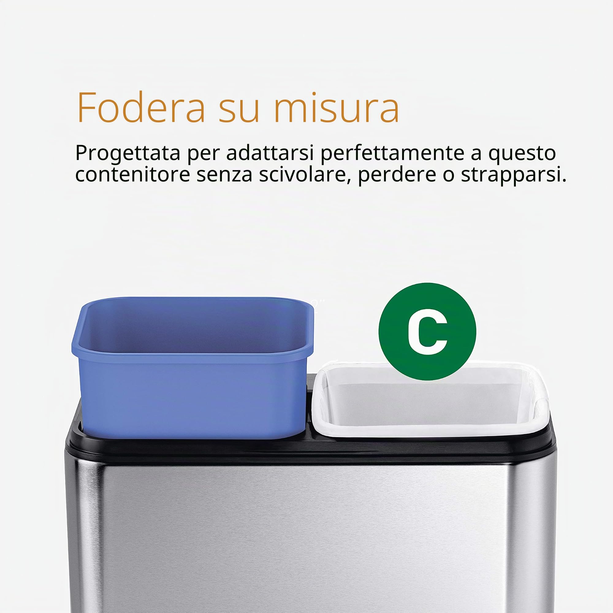 simplehuman-cw1470-cestino-raccolta-differenziata-aperto-slim-20-l-10-10-l-2-con image 6