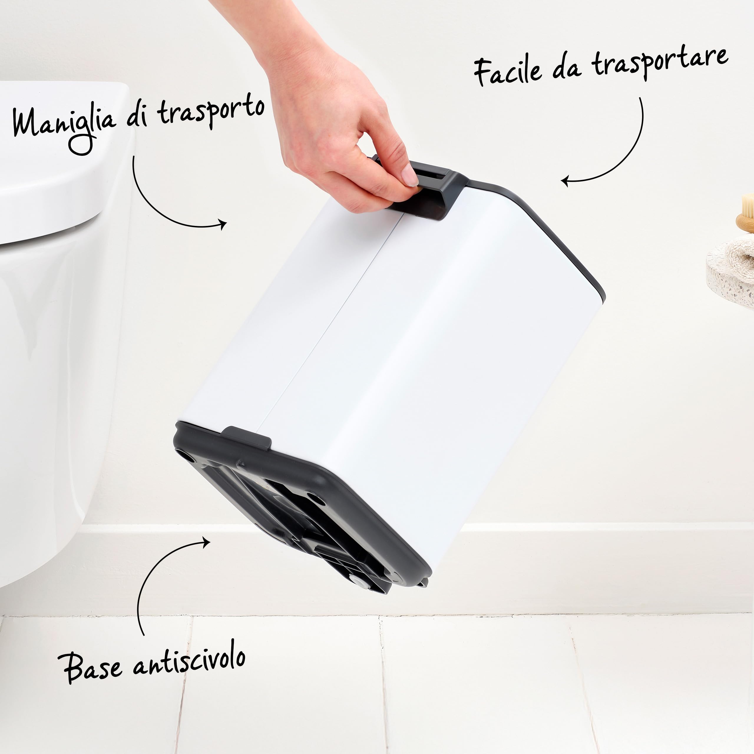 brabantia-bo-pattumiera-a-pedale-30l-mineral-infinite-grey-coperchio-soft-close- image 4