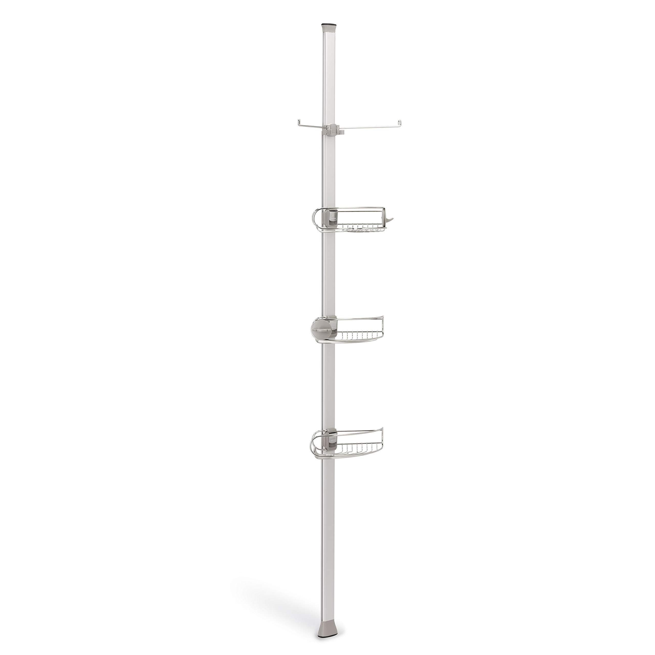 simplehuman-bt1062dc-portaoggetti-da-doccia-telescopico-ad-angolo-da-1-8-a-2-7-m image 5