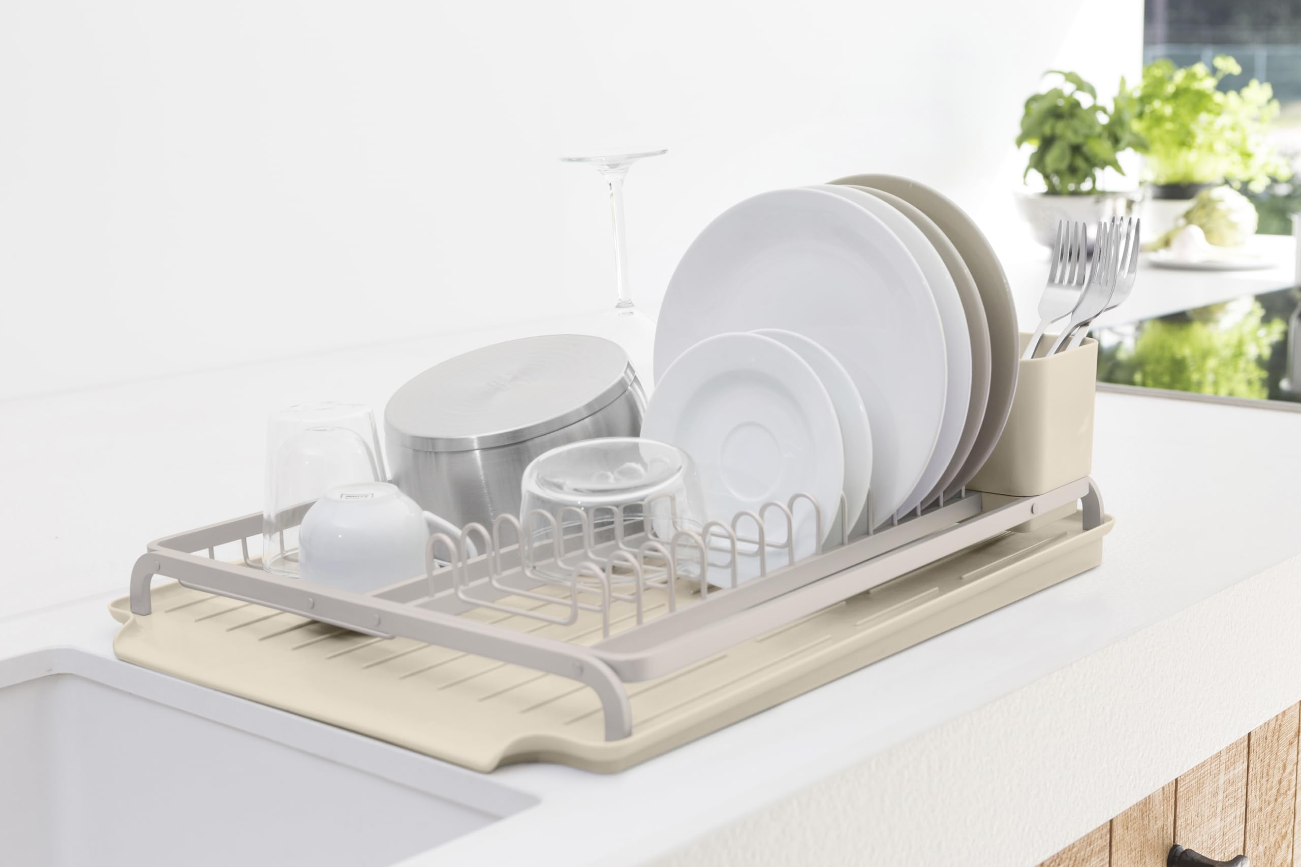 brabantia-sinkside-scolapiatti-da-lavello-in-alluminio-con-cestello-portaposate- image 4