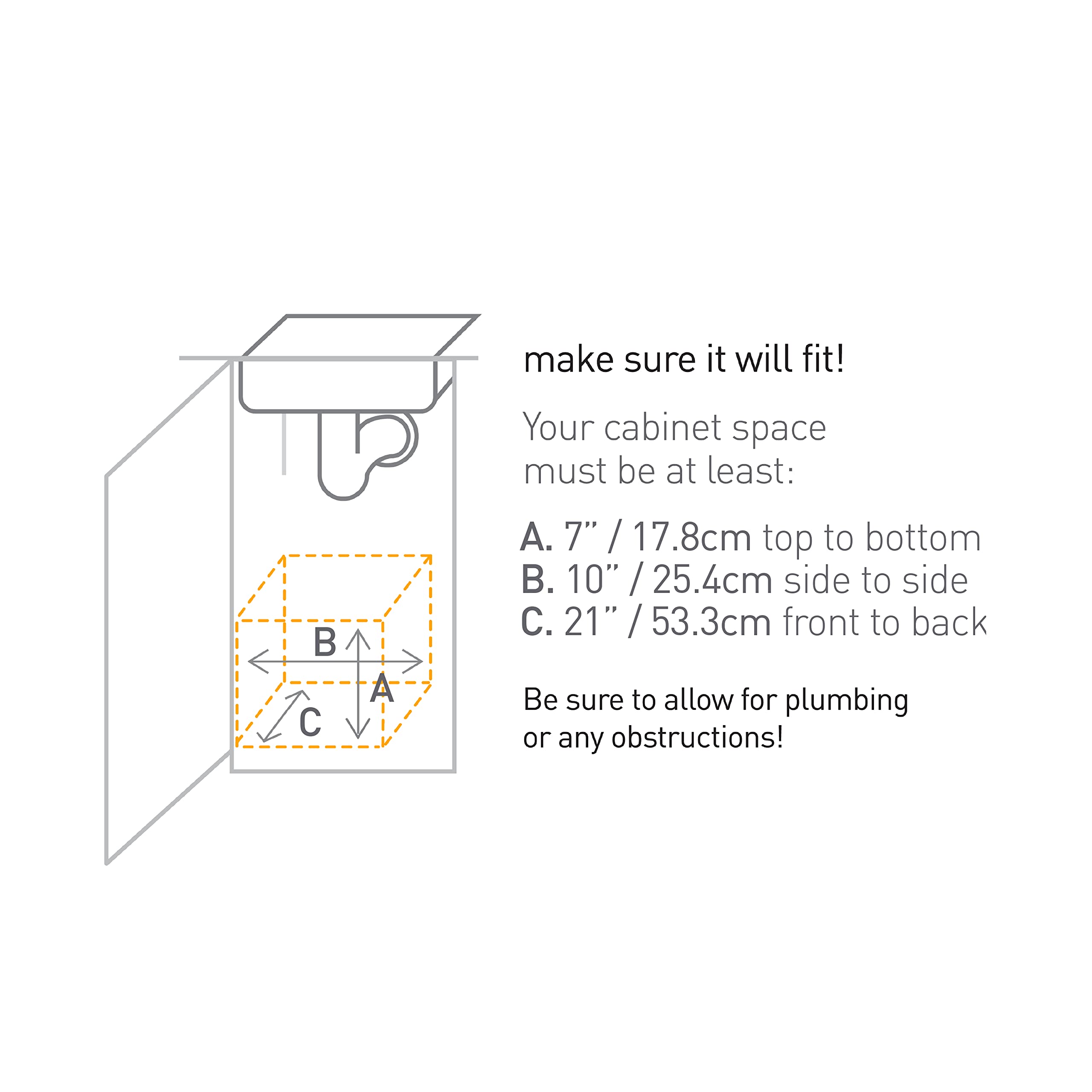 simplehuman-organizer-per-cabinet-a-estrazione-22-8-cm-guida-a-cuscinetti-a-sfer image 5