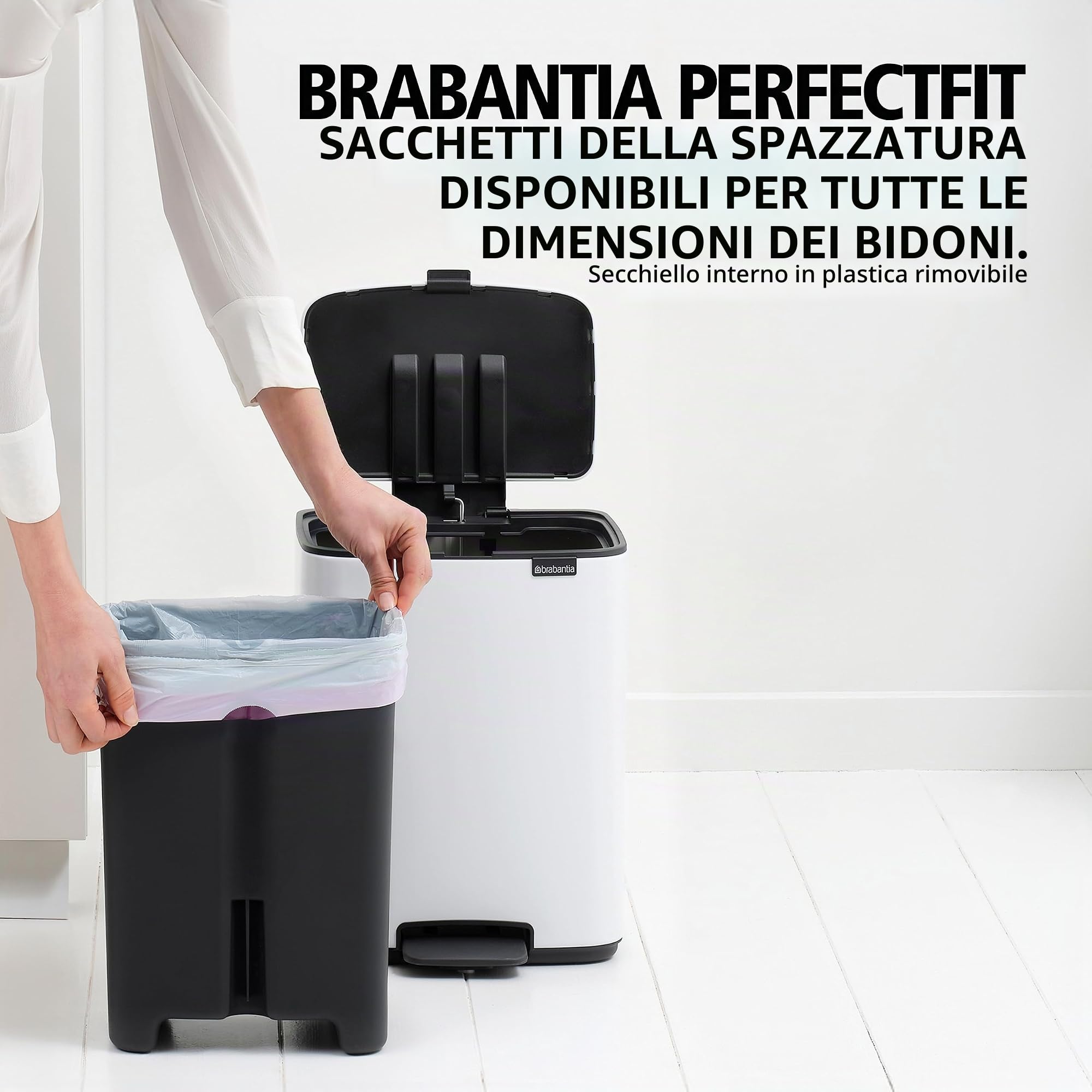 brabantia-bo-12l-pattumiera-a-pedale-soft-beige-coperchio-soft-close-con-secchio image 7