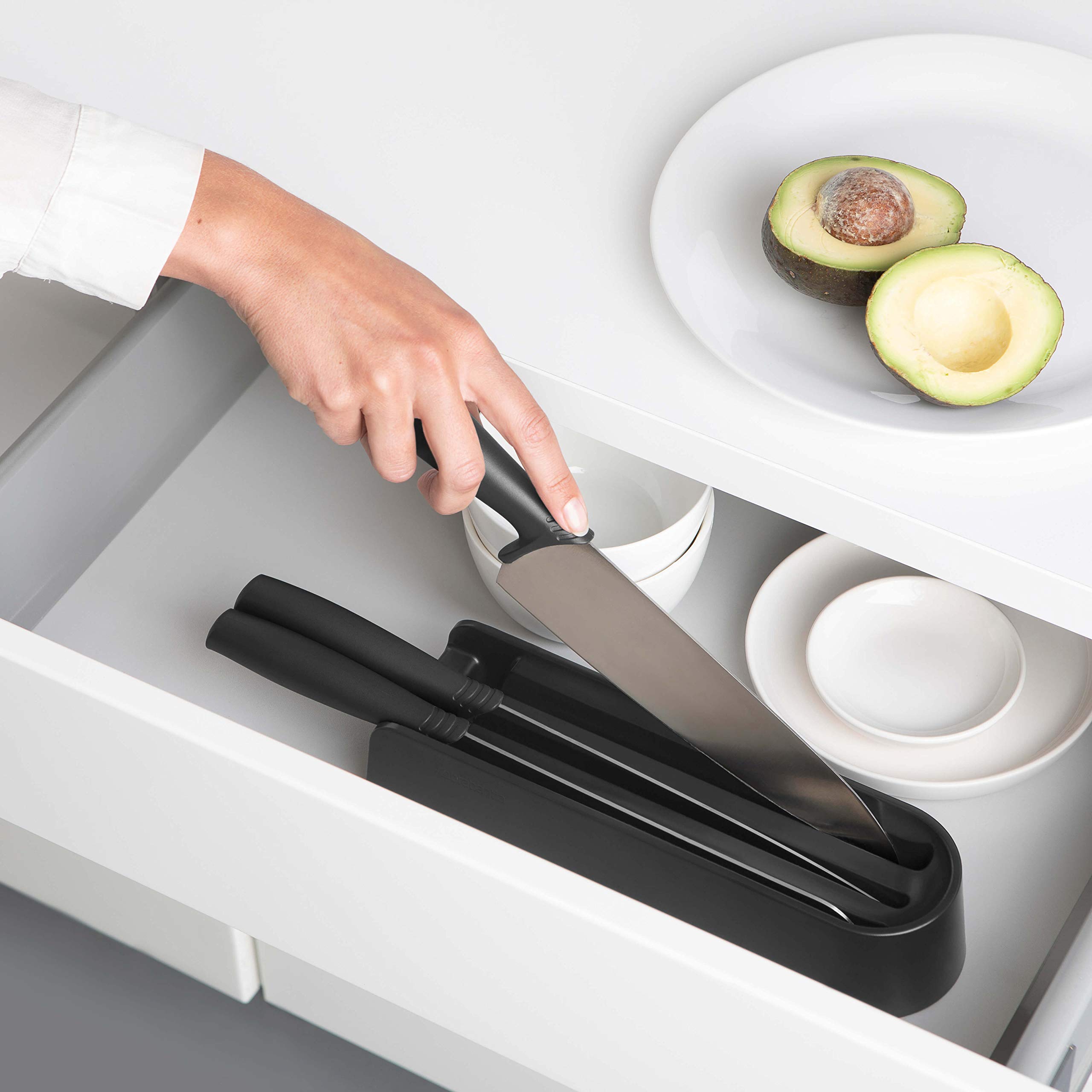 brabantia-tasty-ceppo-da-cassetto-per-3-coltelli-plastica-e-acciaio-inossidabile image 4