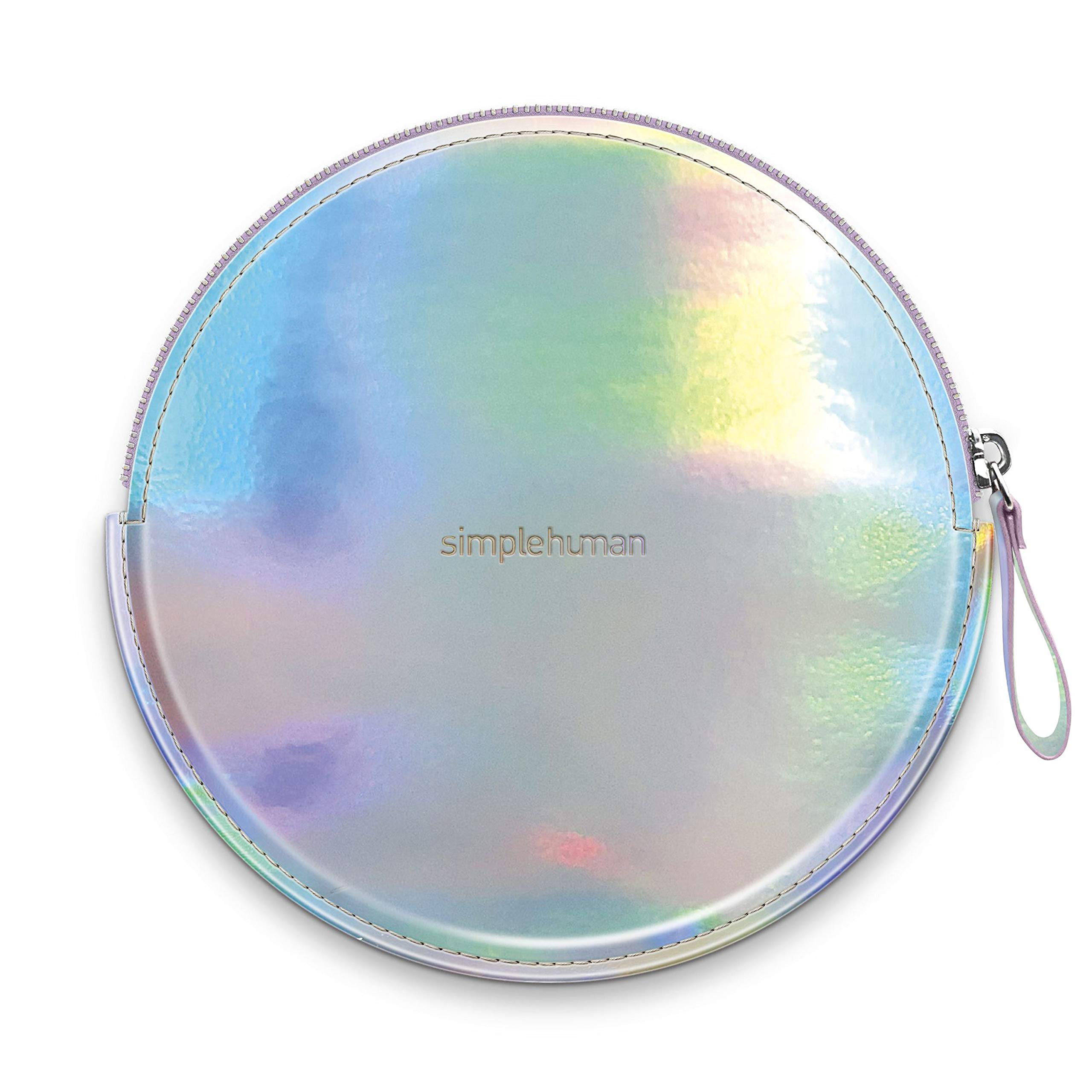 simplehuman-custodia-con-zip-per-specchio-con-sensore-compatto-finta-pelle-cucit image 7