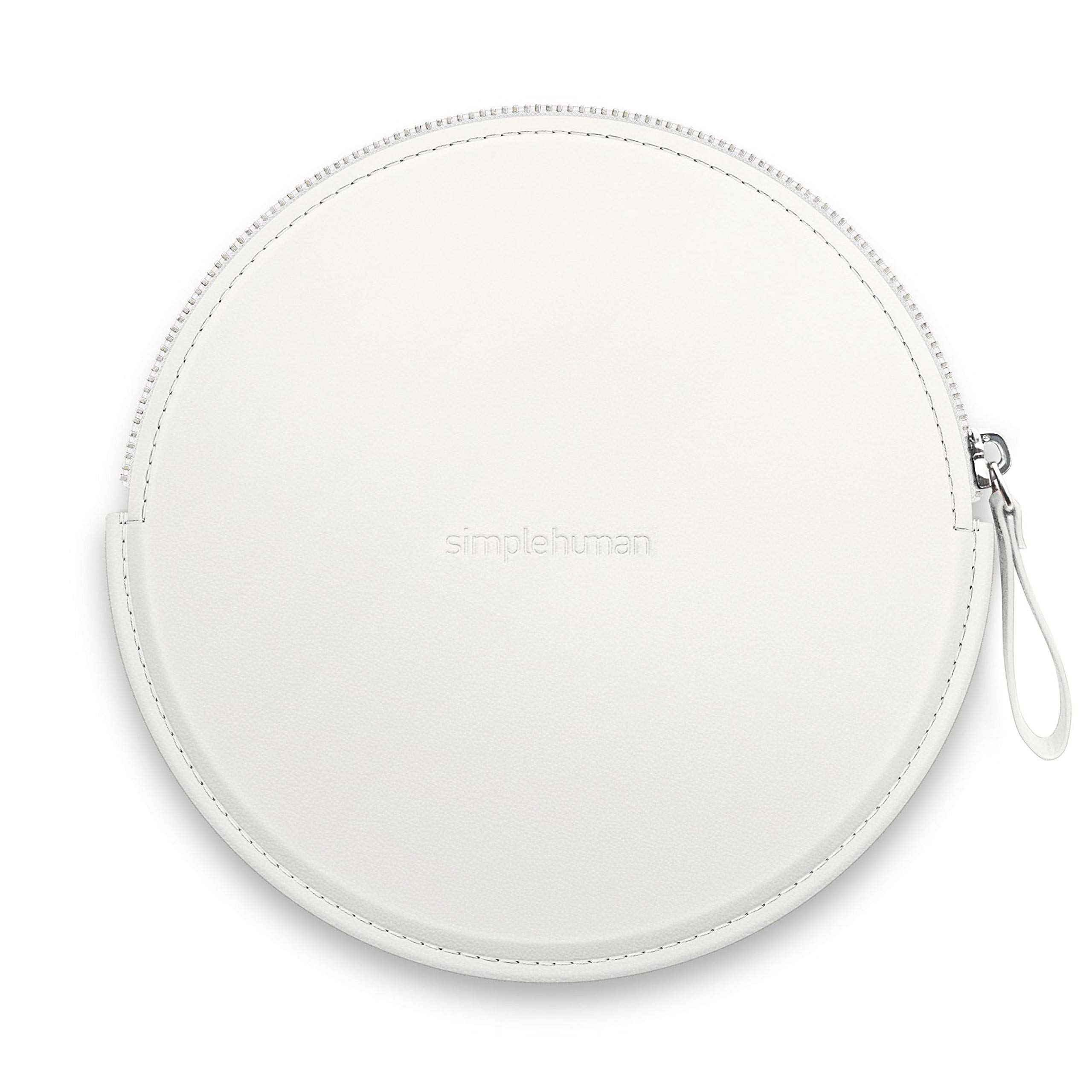 simplehuman-custodia-con-zip-per-specchio-con-sensore-compatto-finta-pelle-cucit image 8