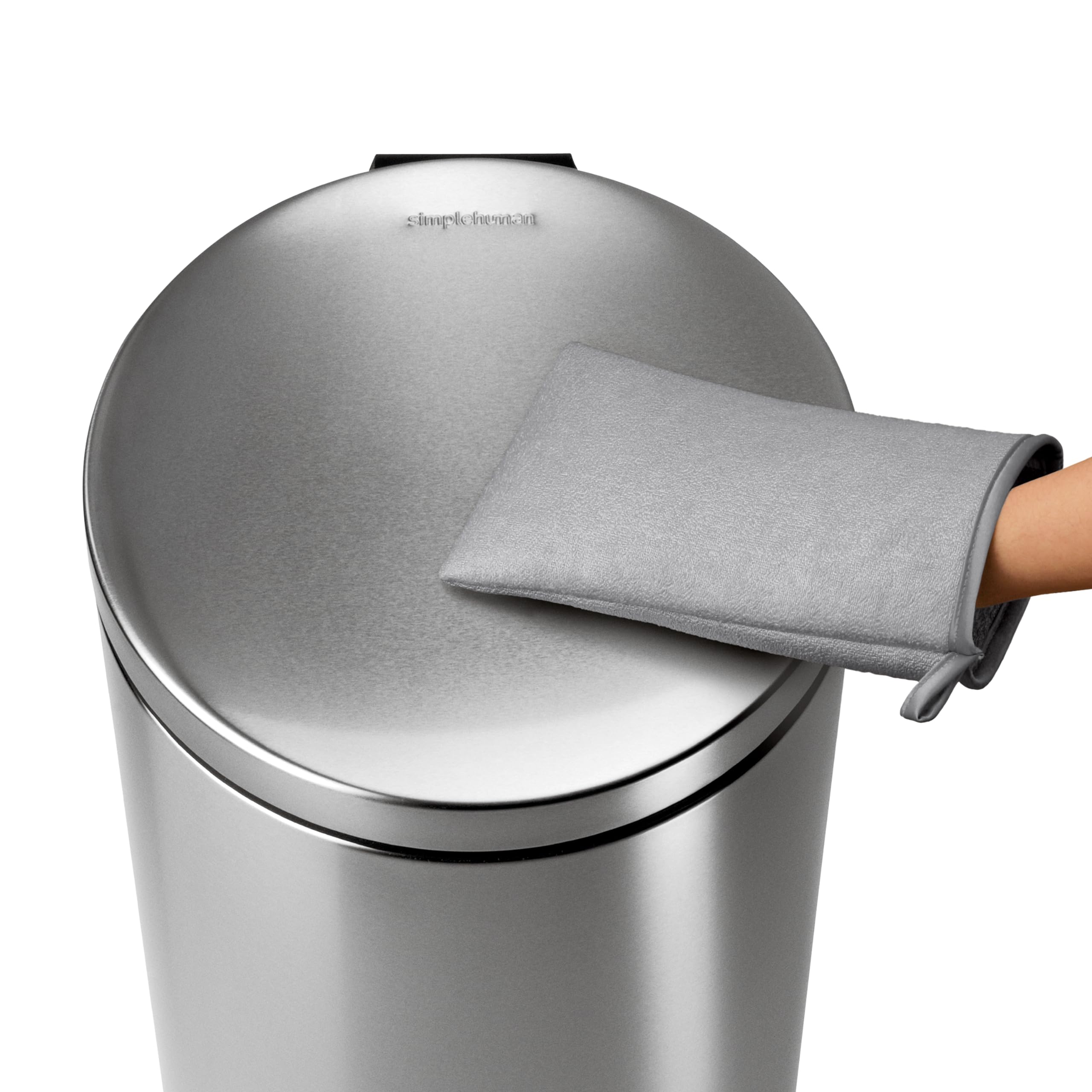 simplehuman-guanto-in-microfibra-per-pulire-e-lucidare-l-acciaio-inox-lavabile-i image 2