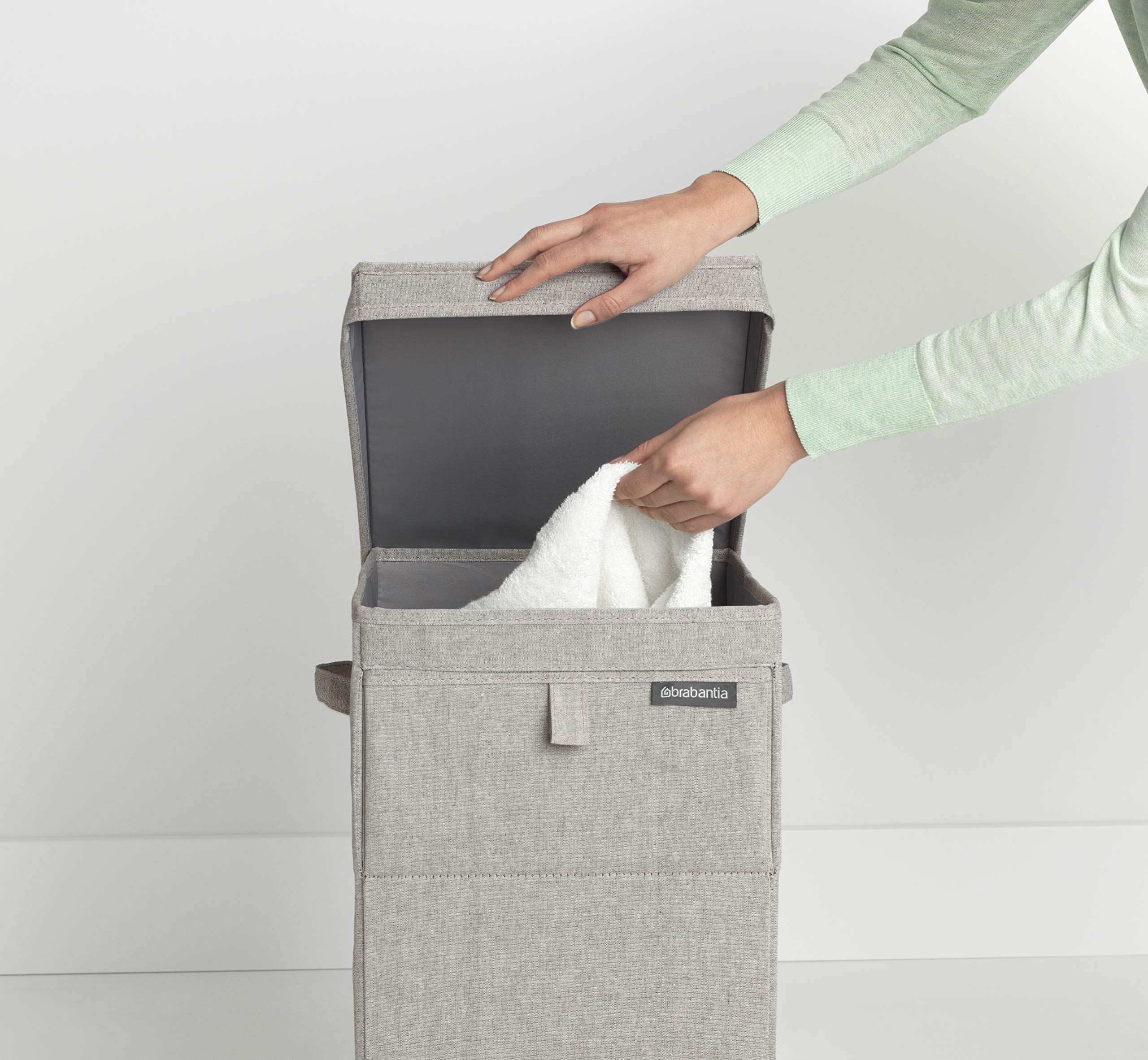 brabantia-portabiancheria-impilabile-35-litri-grey-apertura-frontale-e-superiore image 3