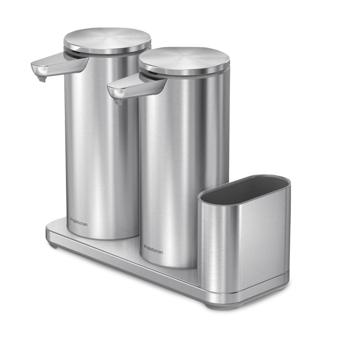 simplehuman-sensor-pump-duo-doppio-dispenser-sapone-con-sensore-14-oz-ricaricabi image 1